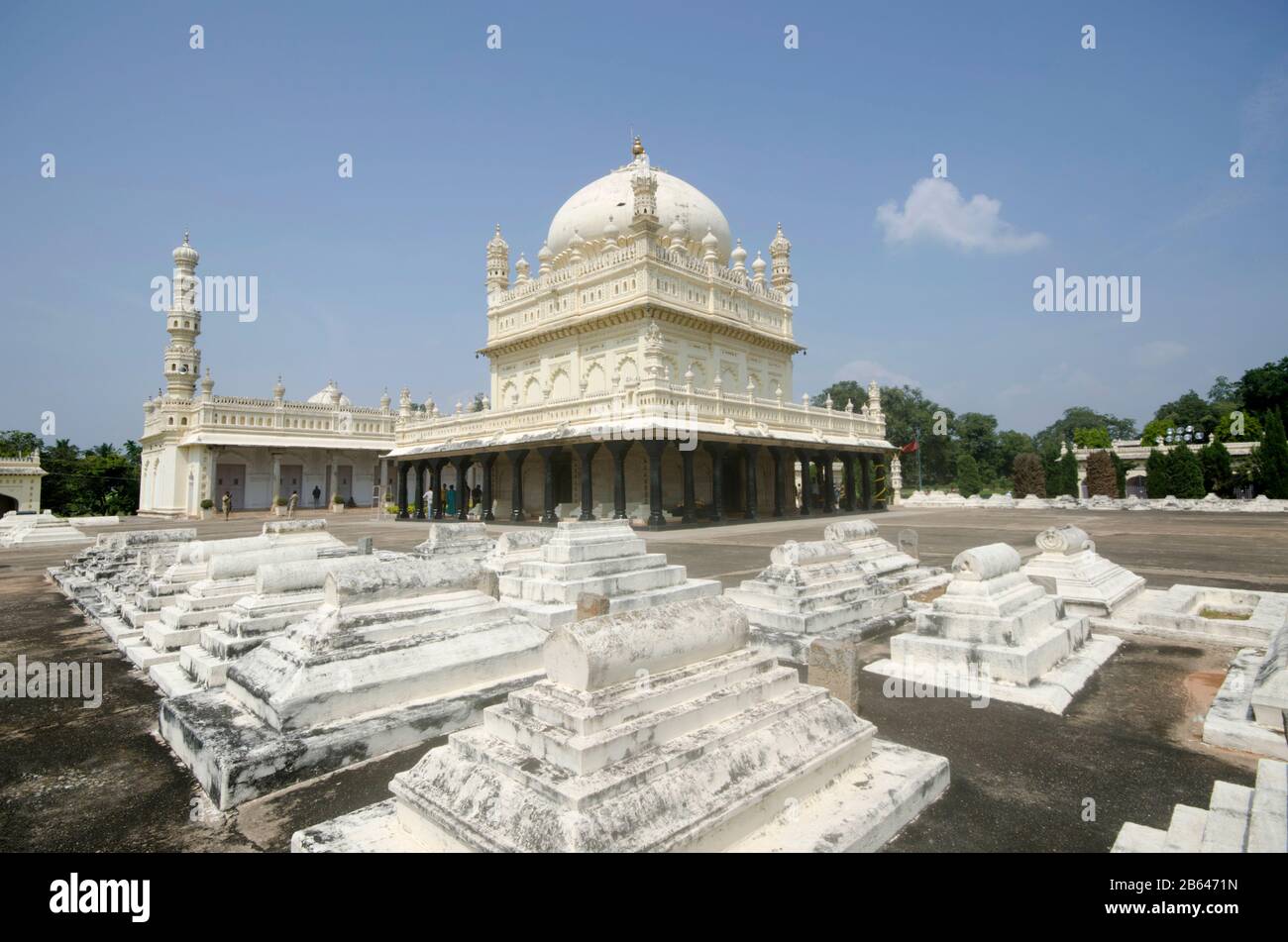Srirangapatna, Karnataka, India, November 2019, The Gumbaz, Muslim Mausoleum of Sultan Tipu And His Relatives Stock Photo