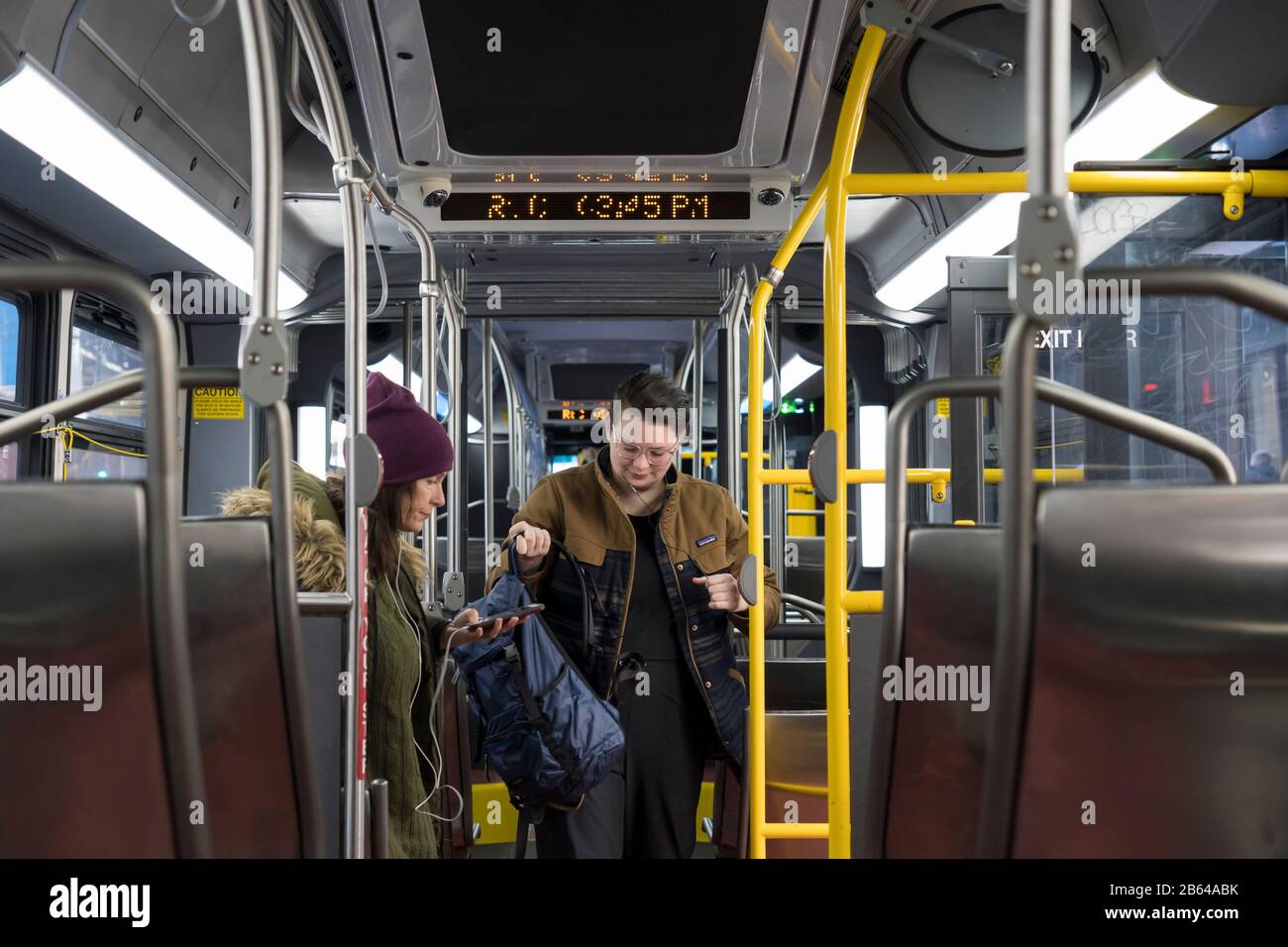 Public transit bus hi-res stock photography and images - Alamy