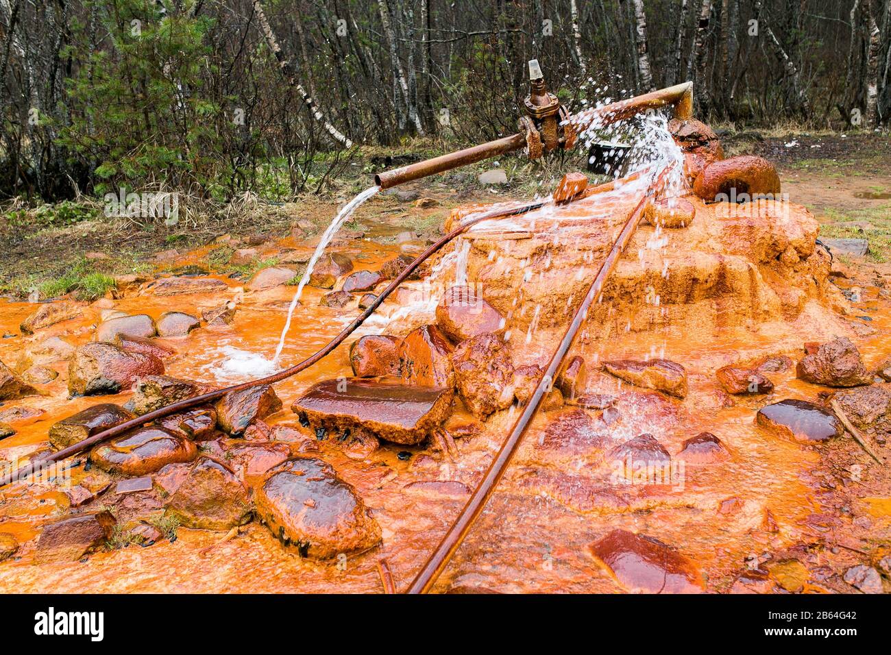 Mineral curative seltzer water source Narzan, Elbrus region, Russia Stock Photo Alamy