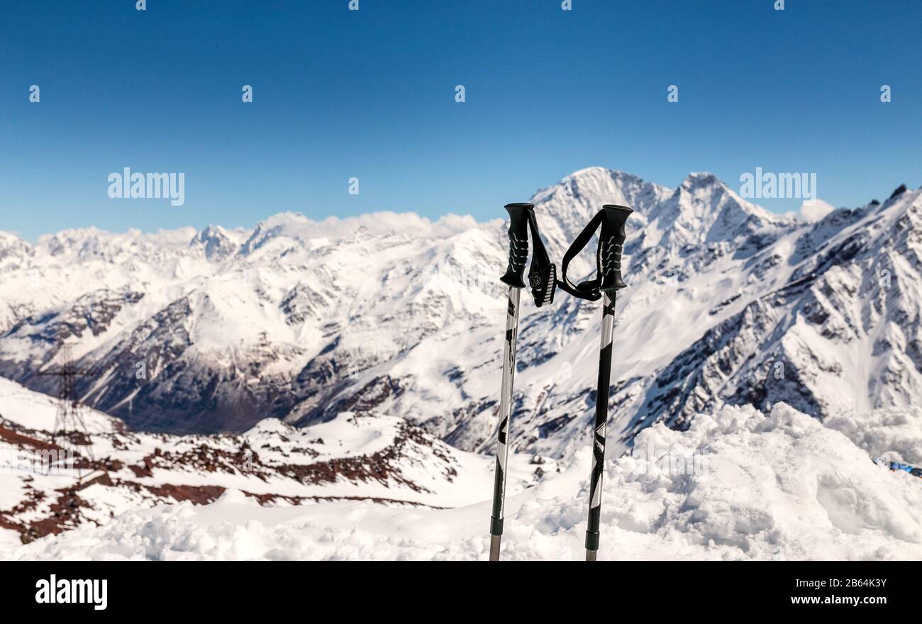 Piste poles hi-res stock photography and images - Alamy