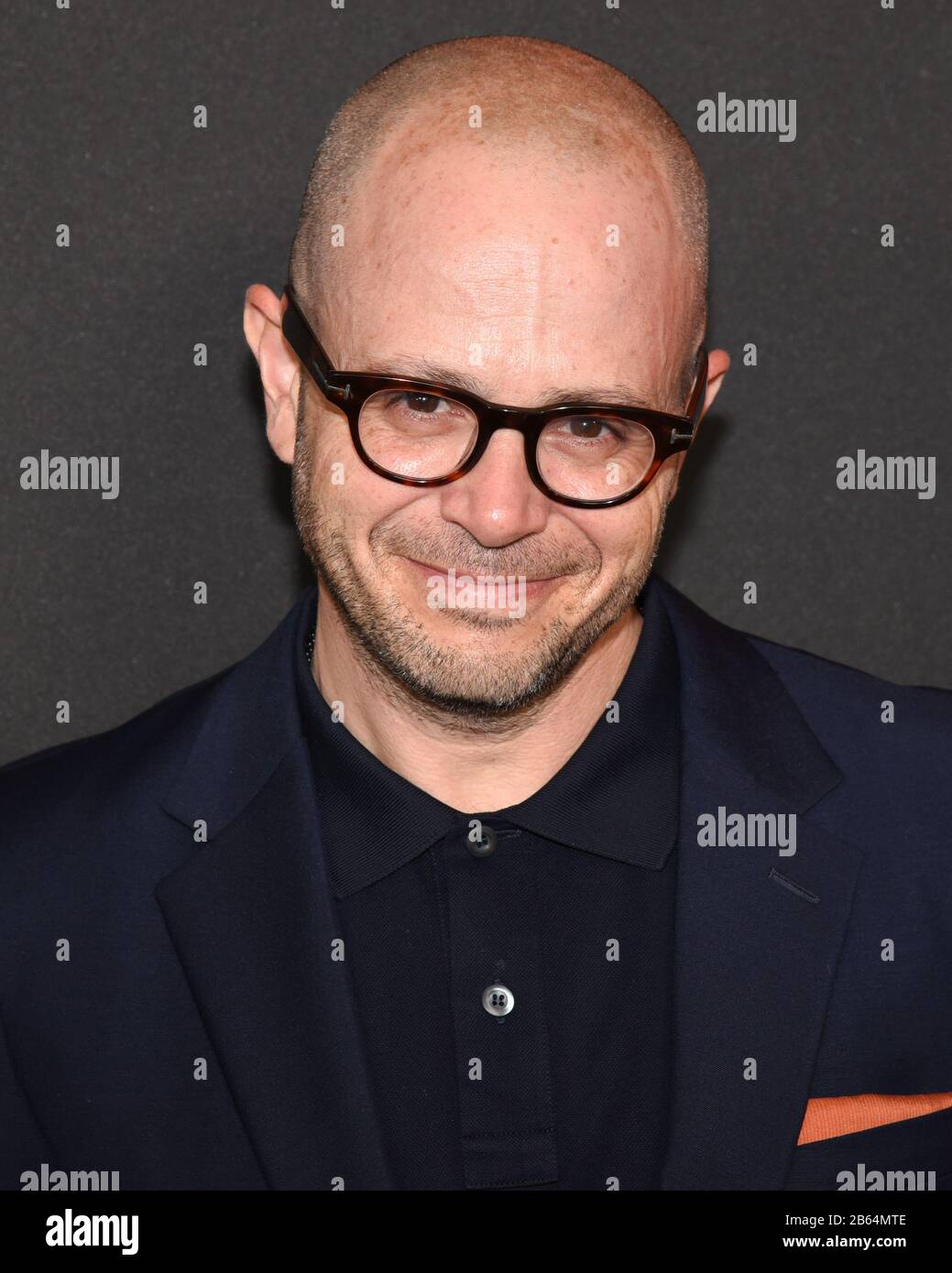 March 9, 2020, Hollywood, CA, USA: Damon Lindelof attends Universal's ''The Hunt'' Special Screening at ArcLight Hollywood. (Credit Image: © Billy Bennight/ZUMA Wire) Stock Photo