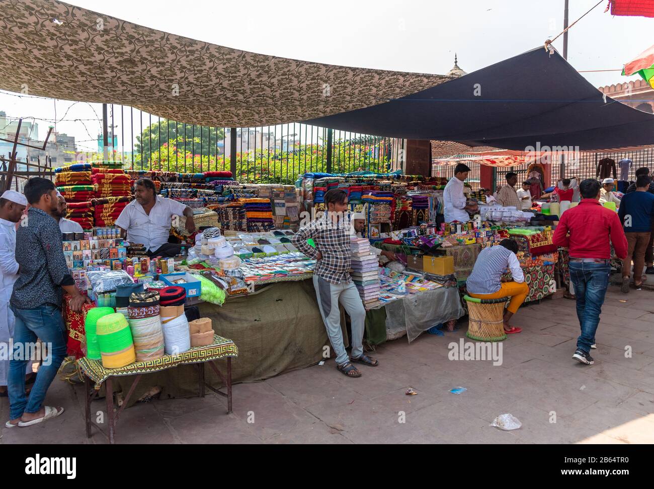 Delhi/ India October 11,2019. Sellers and buyers of Miscellaneous Items at Meena Bazaar in