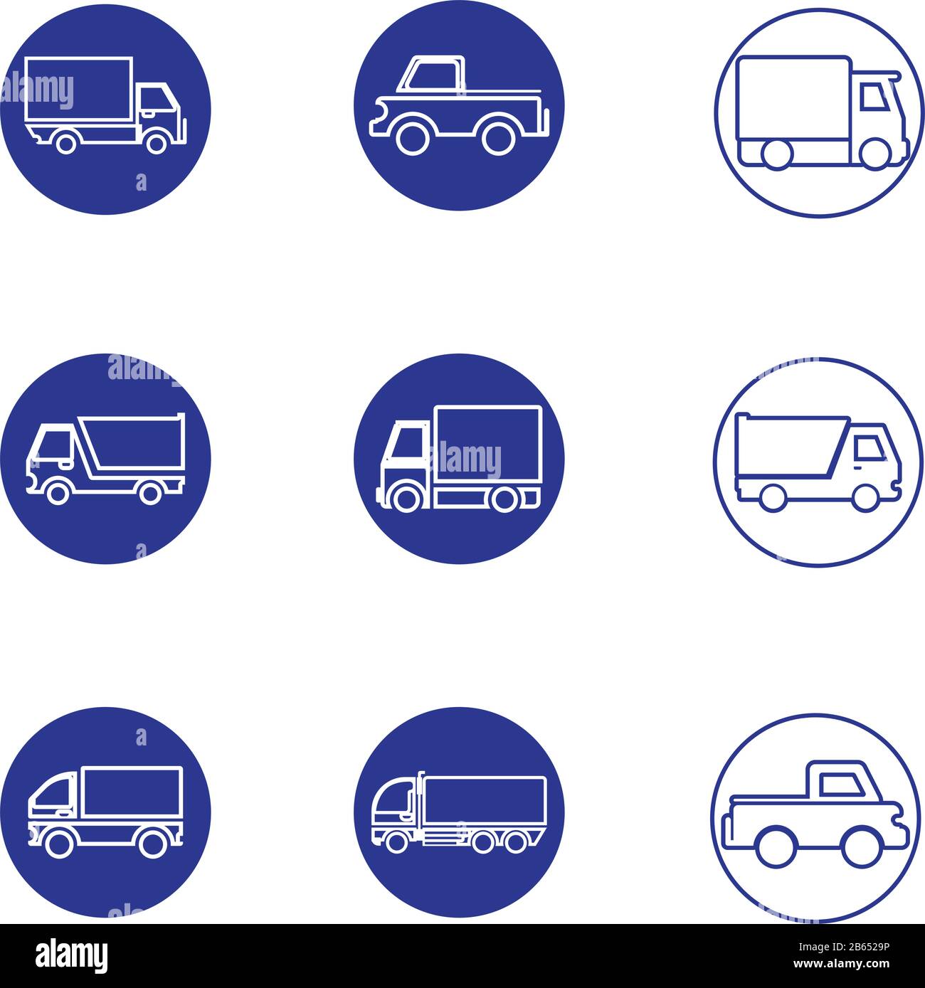 truck icon and symbol template vector Stock Vector Image & Art - Alamy