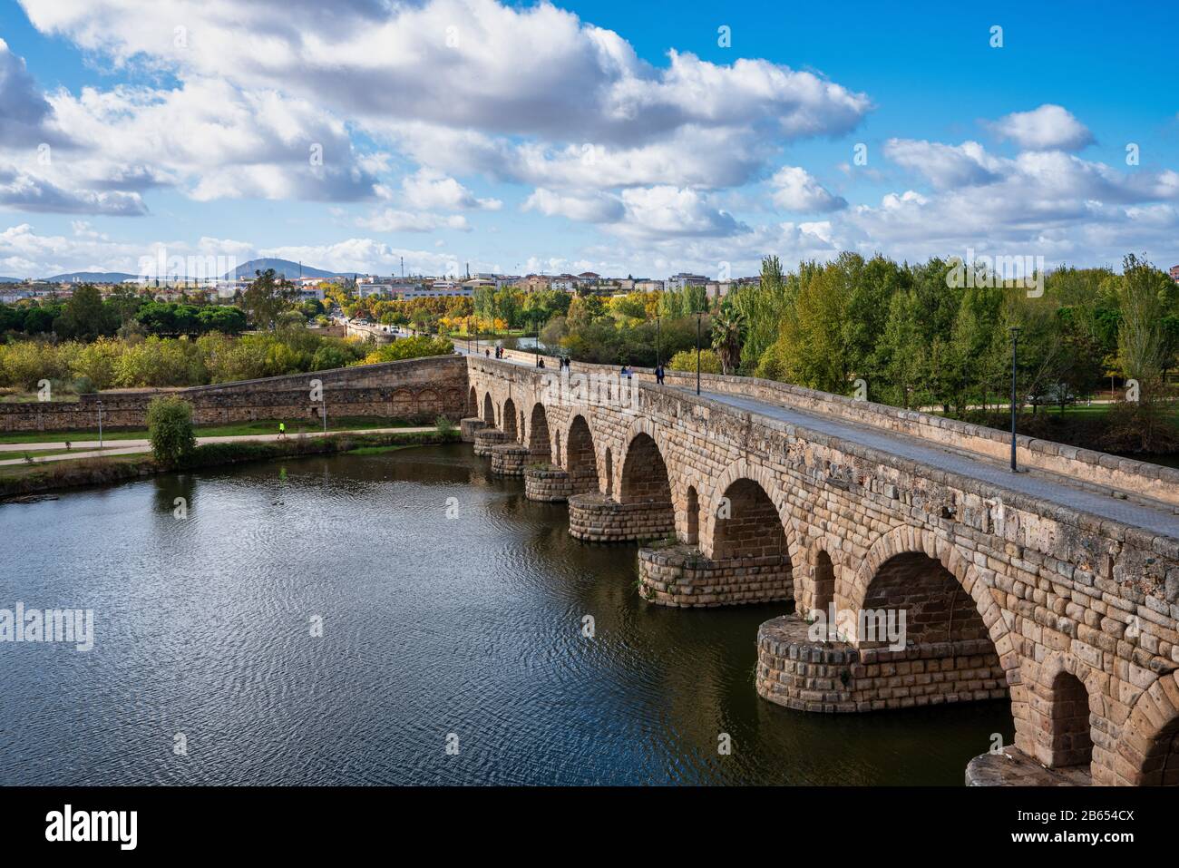 Historical Bridge, built by the Romans. It is the longest surviving