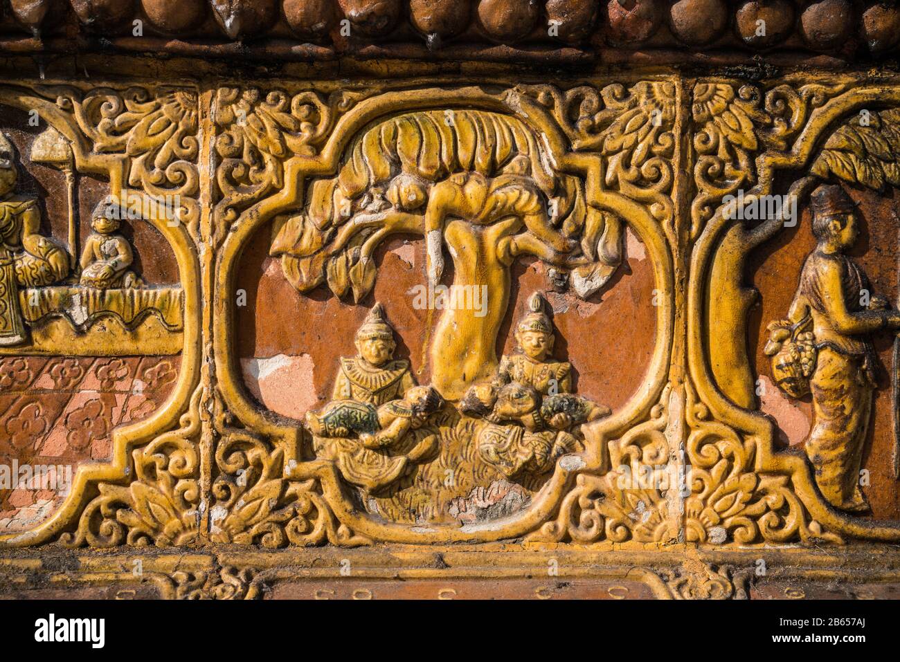 Shwedagon Pagoda, Yangon, Myanmar, Asia Stock Photo