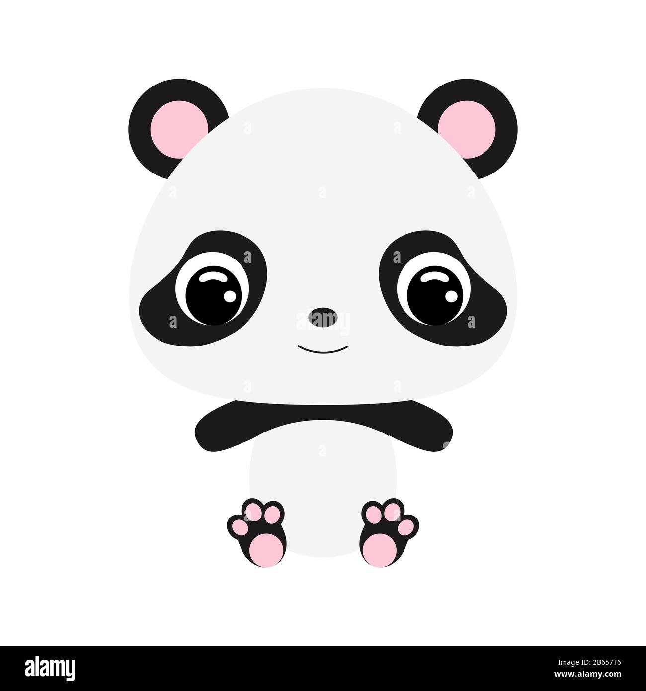 Cute little sitting panda. Cartoon character for baby print design, kids wear, baby shower celebration, greeting and invitation card Stock Vector Image & Art - Alamy Cute little sitting panda. Cartoon character for baby print design, kids wear, baby shower celebration, greeting and invitation card Stock Vector Image & Art - Alamy