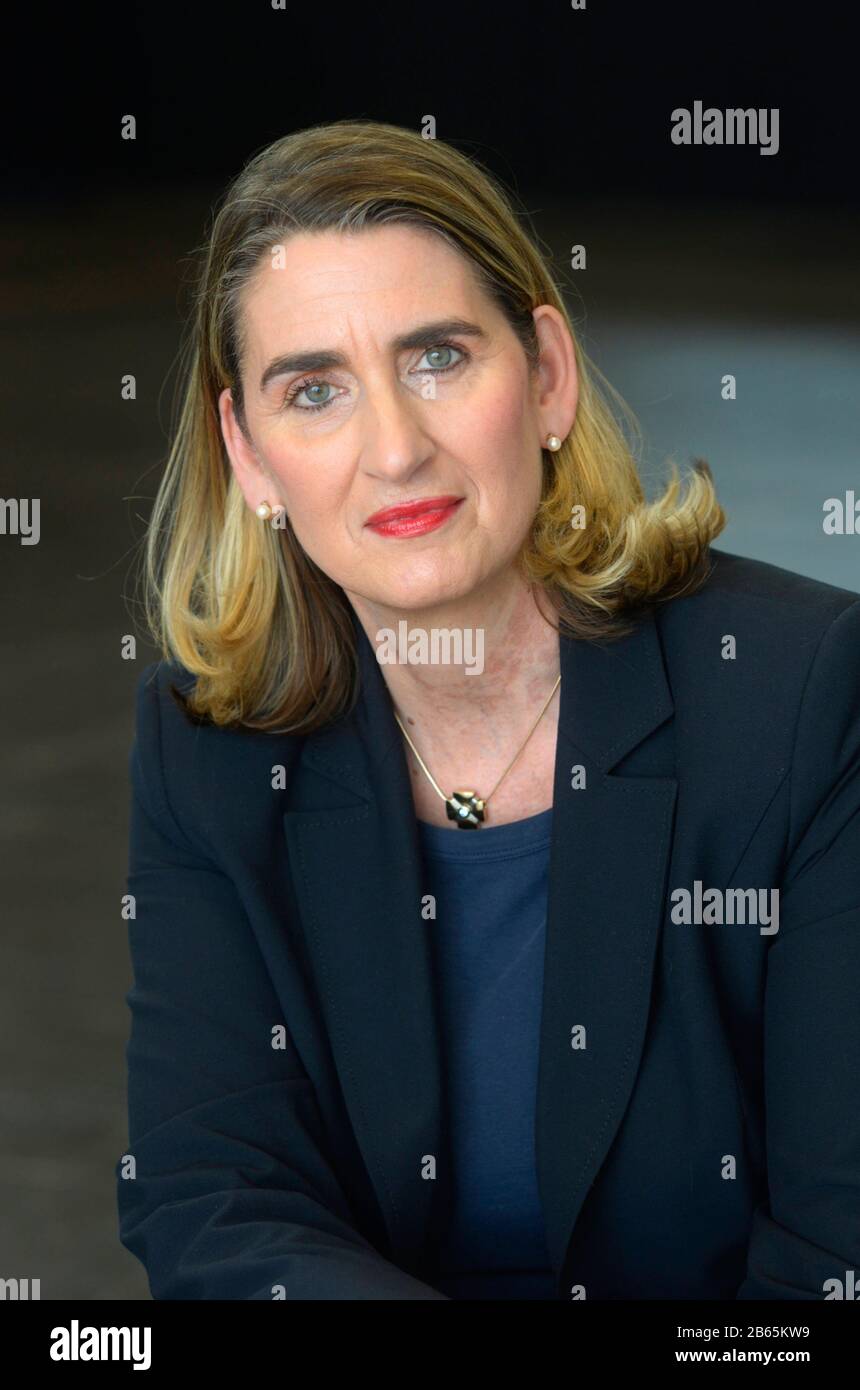 Leipzig, DEU, 22.03.2019: Portrait  Heike B. Goertemaker, born in 1964 in  Bensheim, is a German historian and author. She is best known for her biographies of Margret Boveri and Eva Braun Stock Photo