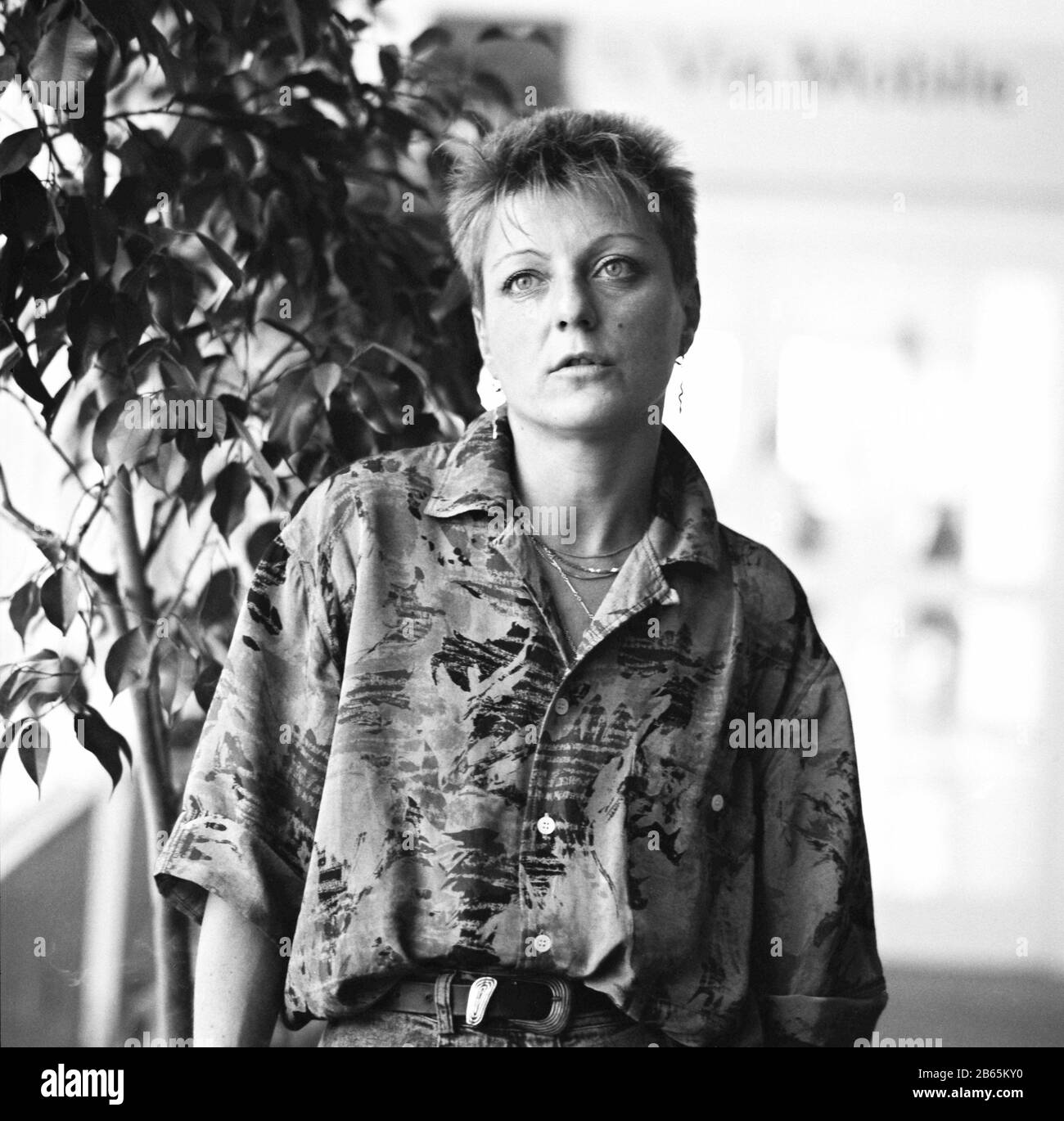 Herta Müller (Herta Mueller) - Writer - 8.10.1987 [automated translation] Stock Photo