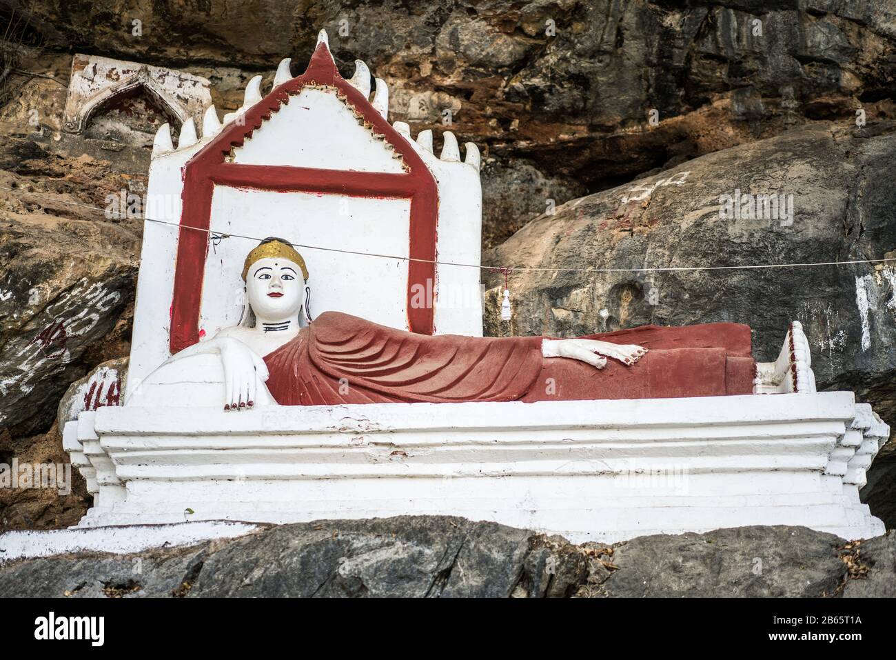 Bat Cave, Hpa-An, Myanmar, Asia Stock Photo