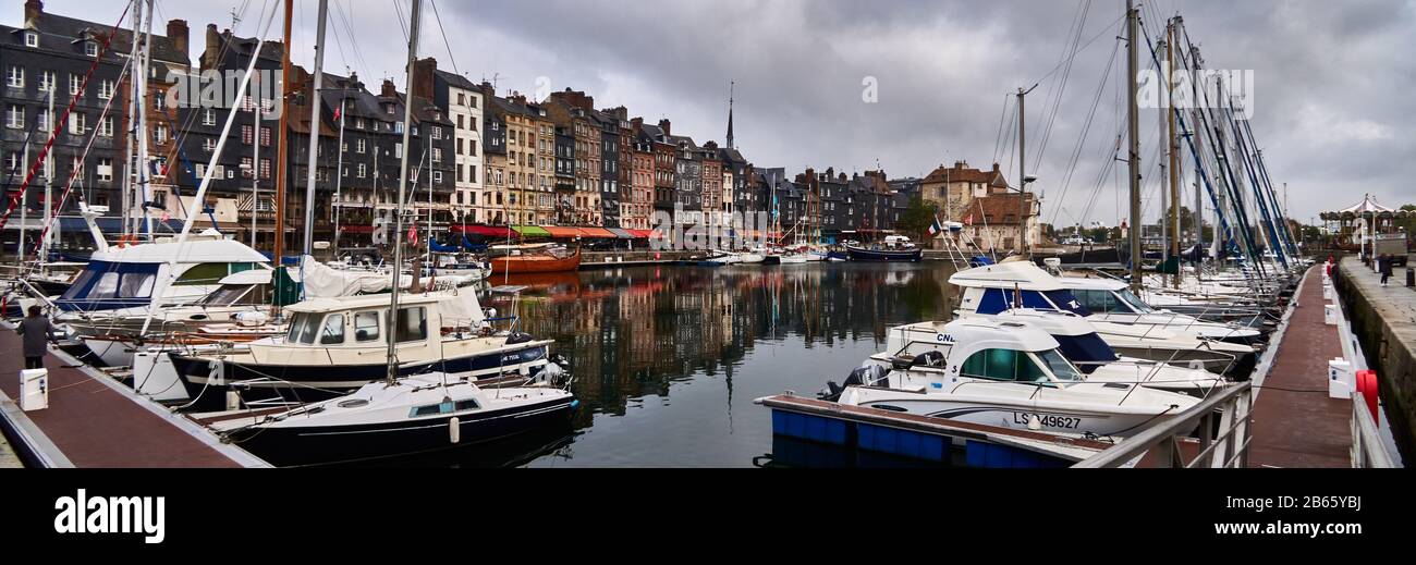 Honfleur, Calvados, Normandie, France. Honfleur is located on the