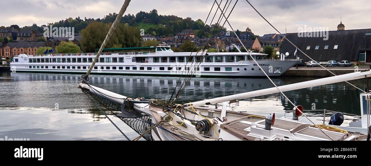 Honfleur, Calvados, Normandie, France. Honfleur is located on the