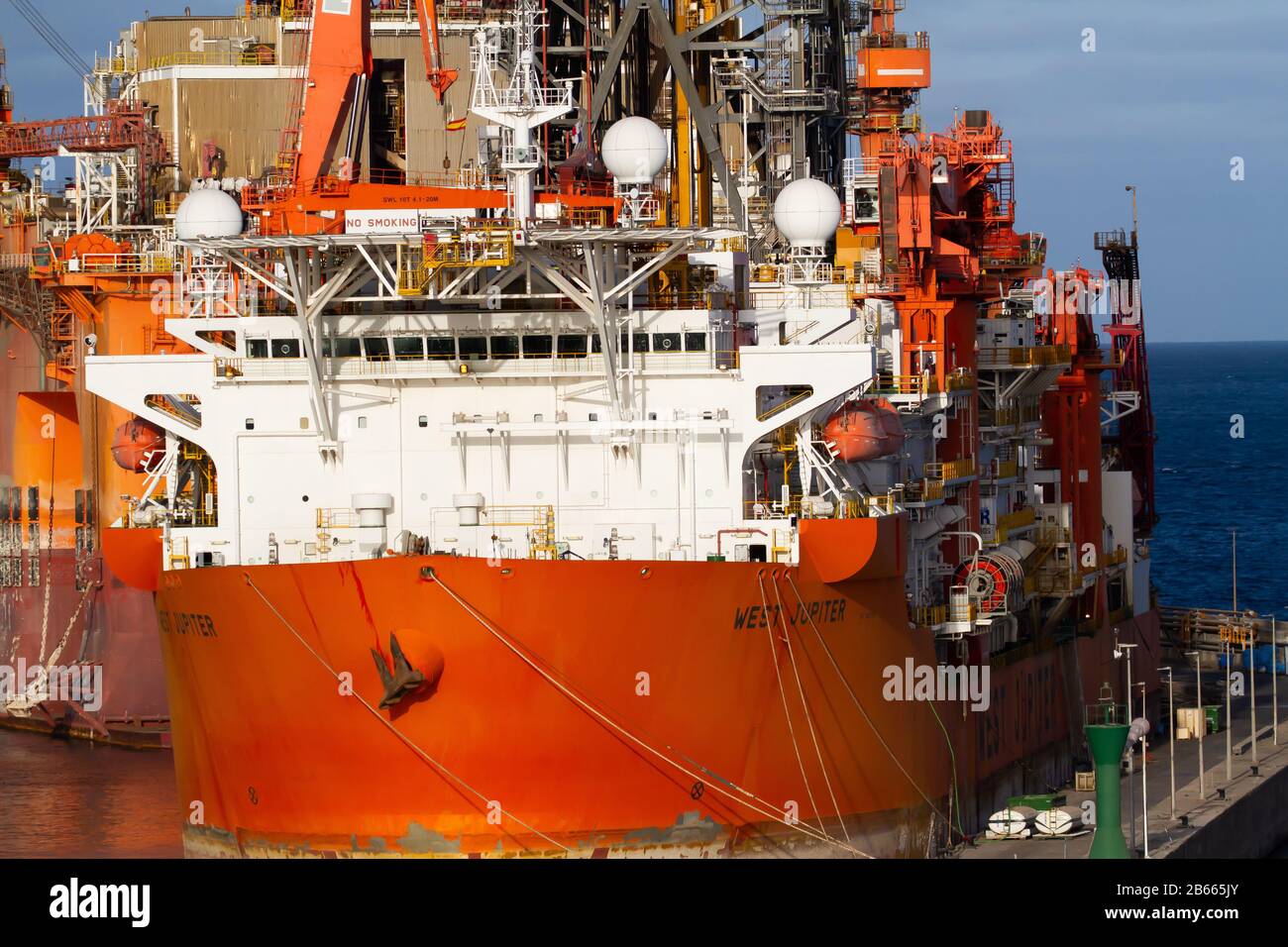 West Jupiter (Drill Boat Stock Photo Alamy