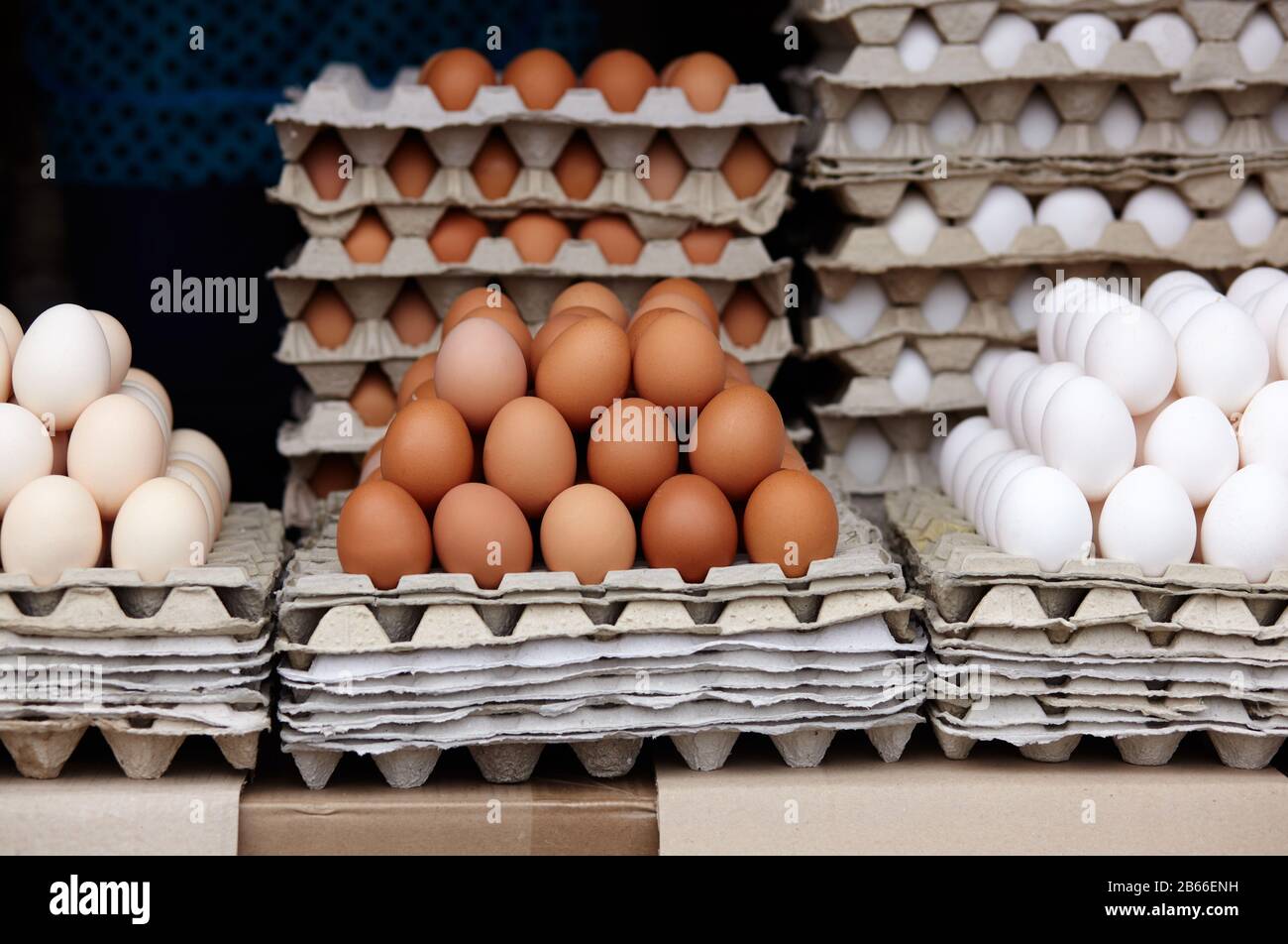 Trays of eggs hires stock photography and images Alamy