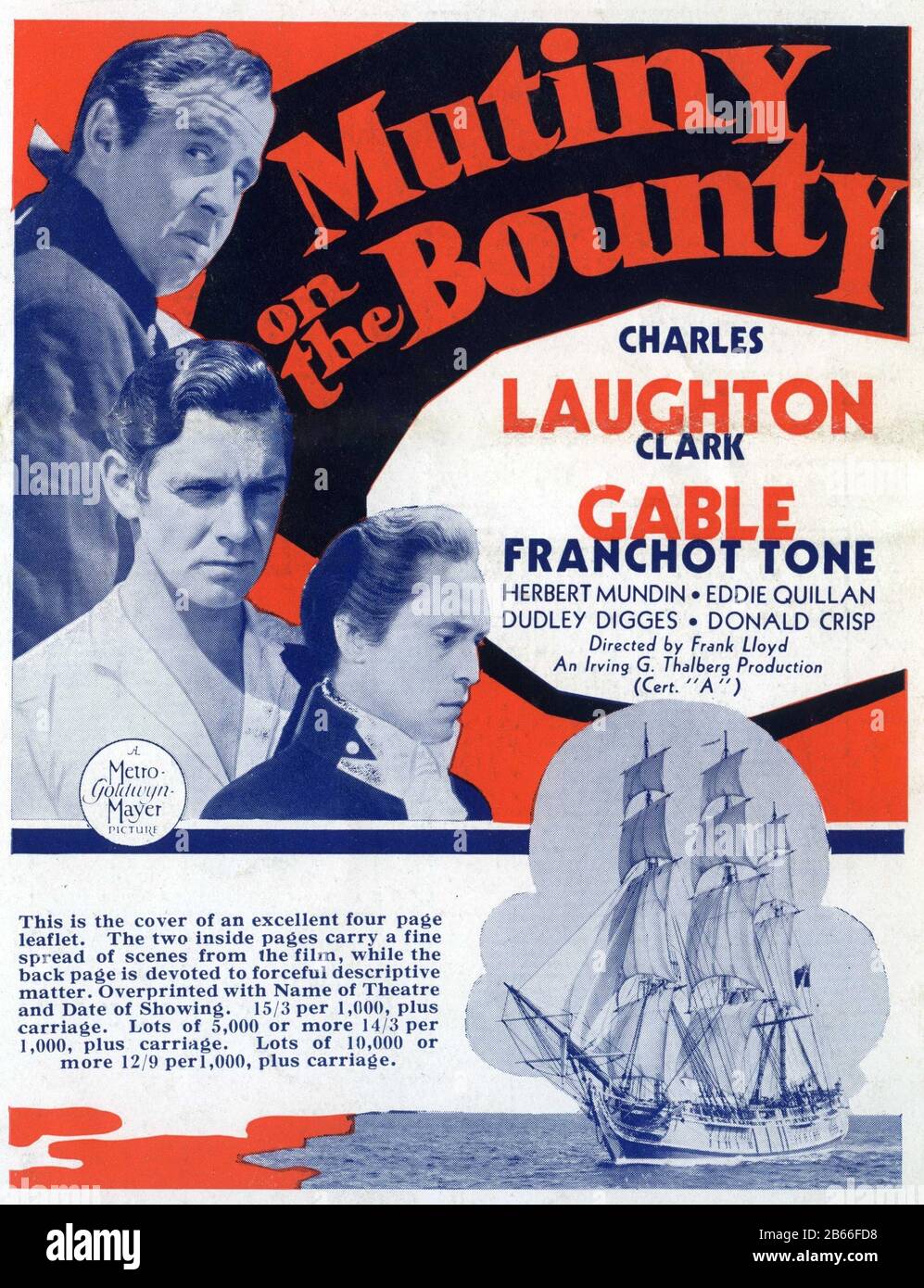 Charles laughton as captain bligh hires stock photography and images