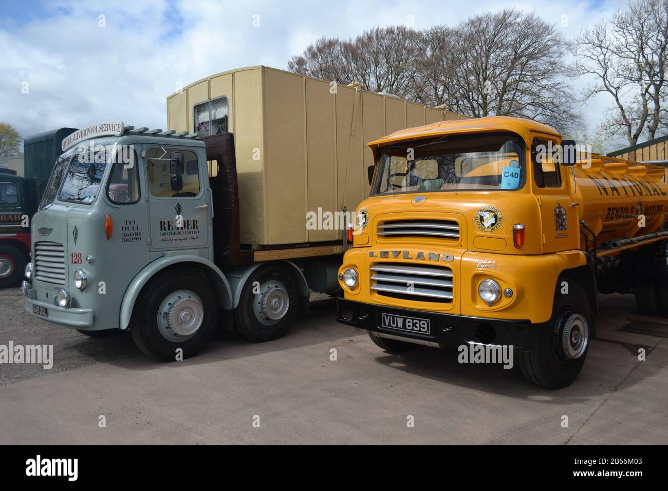 Leyland trucks at Transport Rally in Kirkby Stephen England Stock Photo