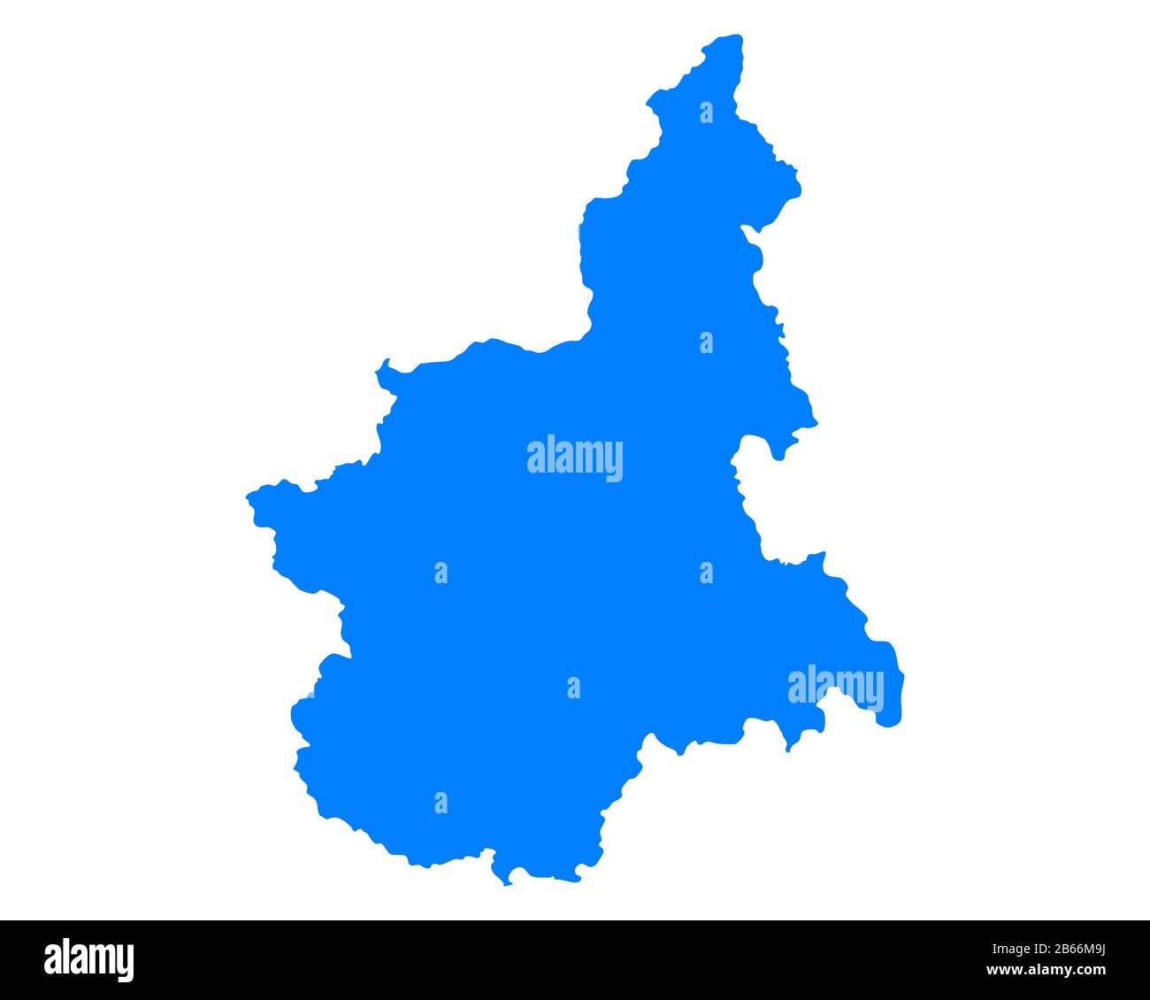 Map of Piedmont Stock Photo Alamy