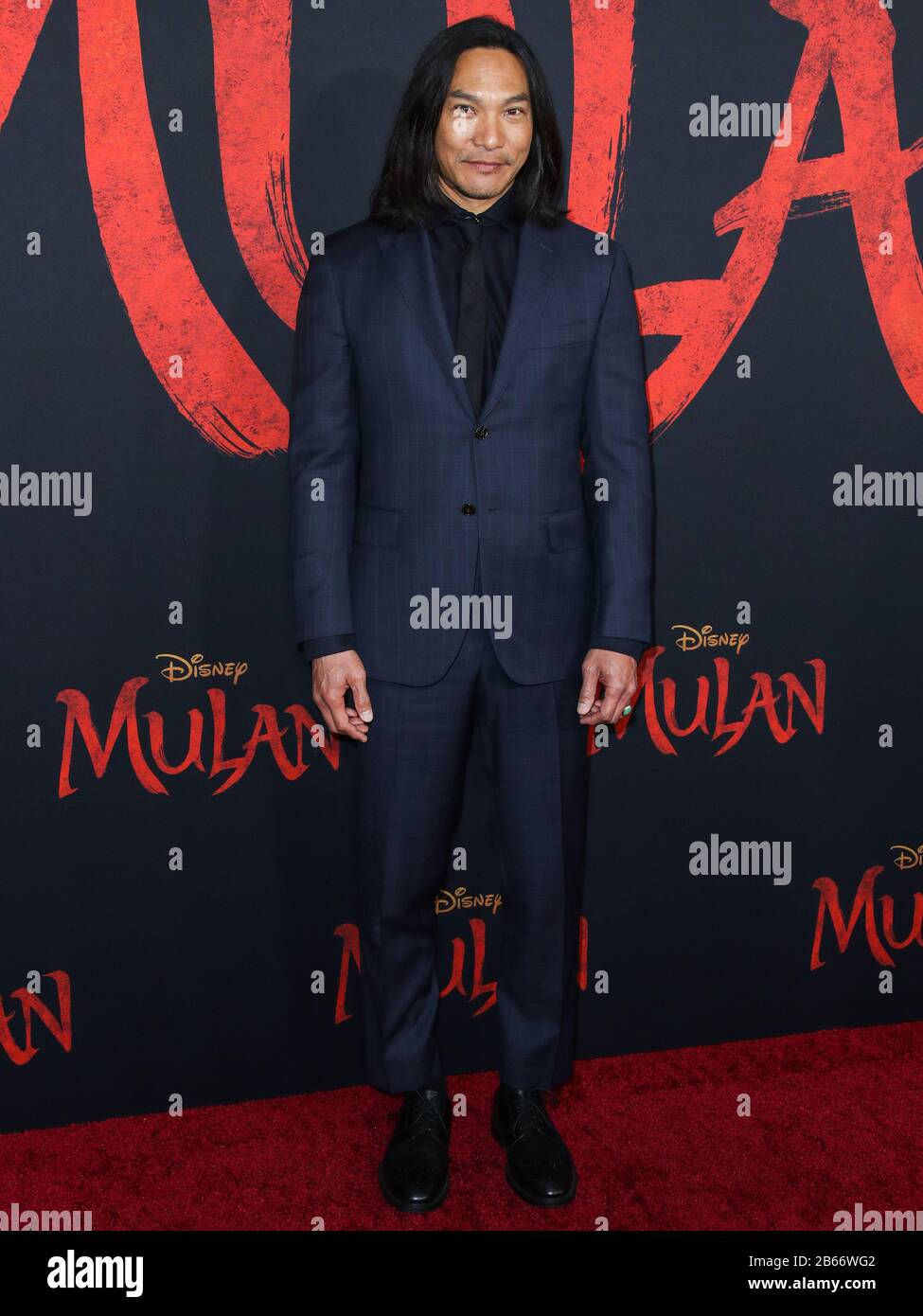 Hollywood, United States. 09th Mar, 2020. HOLLYWOOD, LOS ANGELES, CALIFORNIA, USA - MARCH 09: Actor Jason Scott Lee arrives at the World Premiere Of Disney's 'Mulan' held at the El Capitan Theatre and Dolby Theatre on March 9, 2020 in Hollywood, Los Angeles, California, United States. (Photo by Xavier Collin/Image Press Agency) Stock Photo