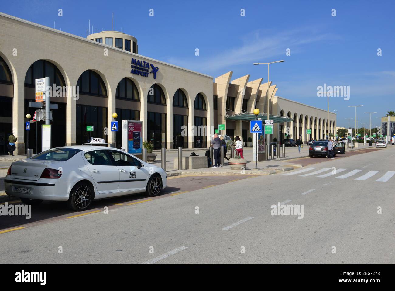 Arrivals At Malta International Airport Stock Photo Alamy