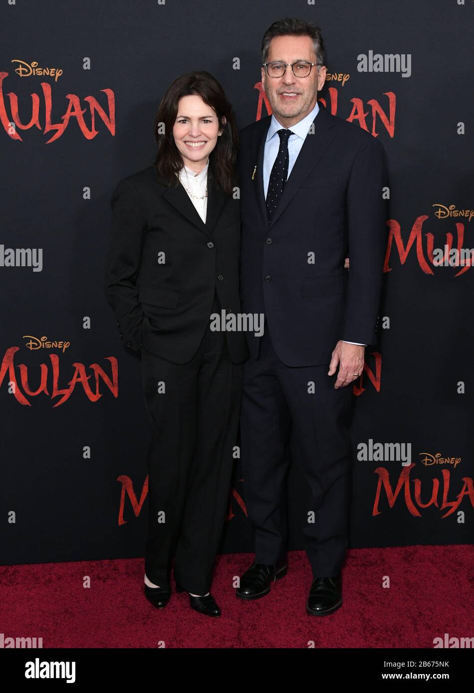 09 March 2020 - Hollywood, California - Amanda Silver, Rick Jaffa. Disney's 'Mulan' Los Angeles Premiere at Dolby Theater. Photo Credit: Birdie Thompson/AdMedia /MediaPunch Stock Photo