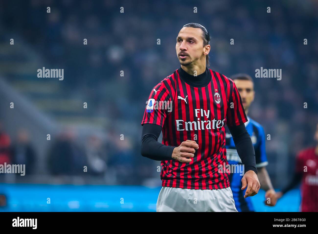 Zlatan Ibrahimovic of AC Milan during italian soccer Serie A season ...