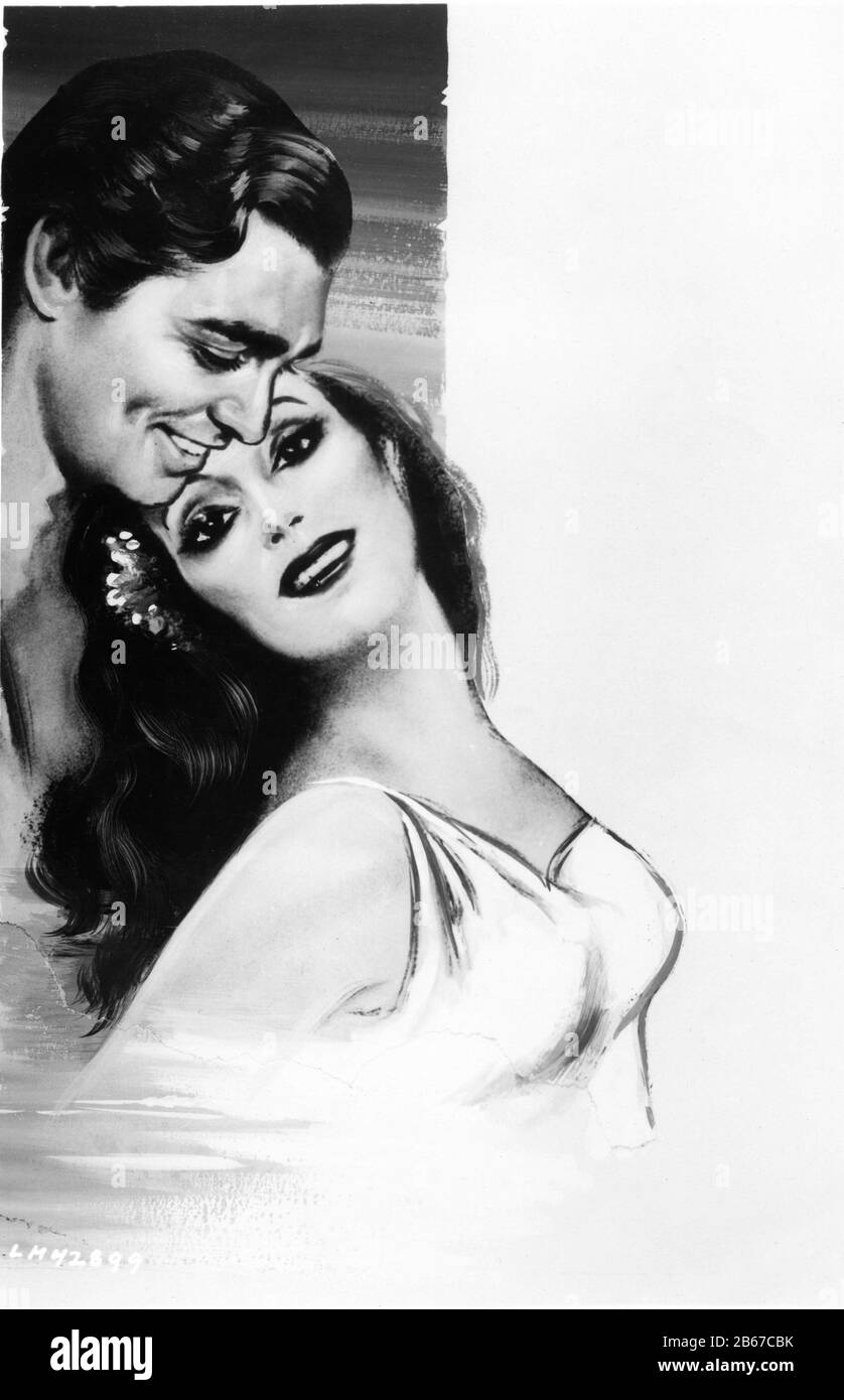 CLARK GABLE as Fletcher Christian and MAMO CLARK as Maimiti in MUTINY ON THE BOUNTY 1935