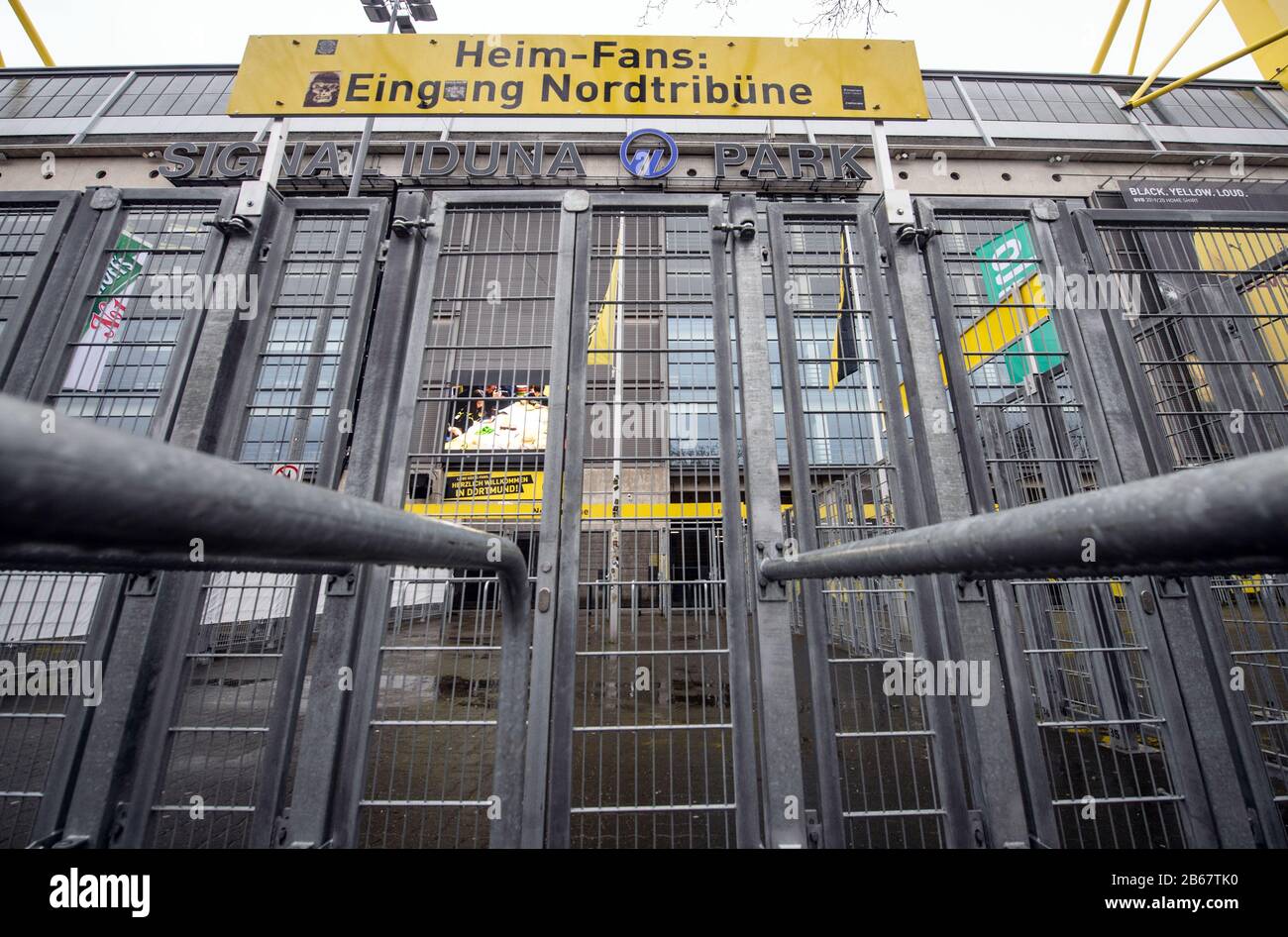 Dortmund Germany 10th Mar 2020 The North Stand Entrance For Home Fans Of The Signal Iduna