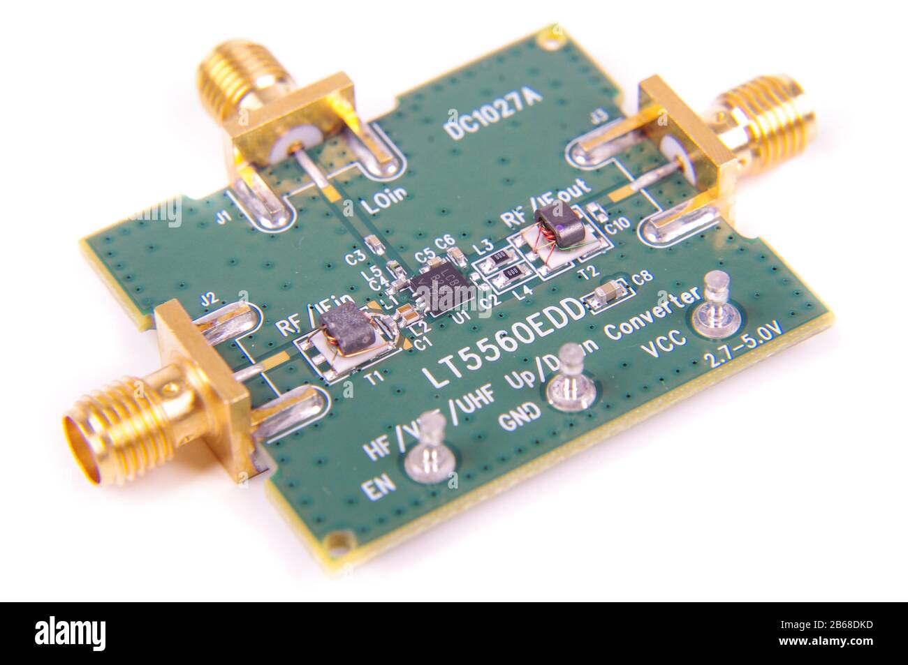 Radio Frequency microwave mixer evaluation Printed circuit board