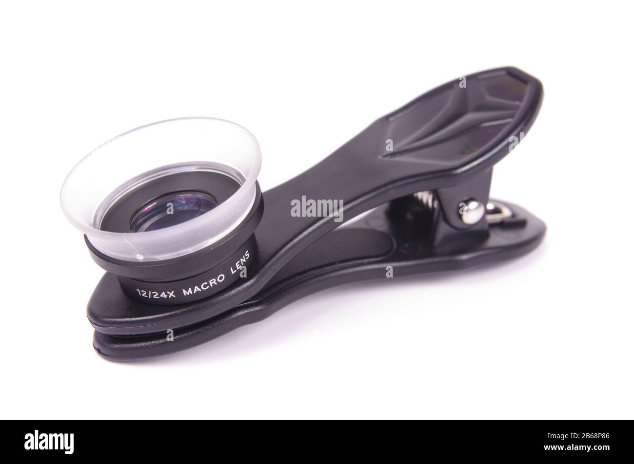 Special close up macro filter for smartphone camera improvement Stock Photo