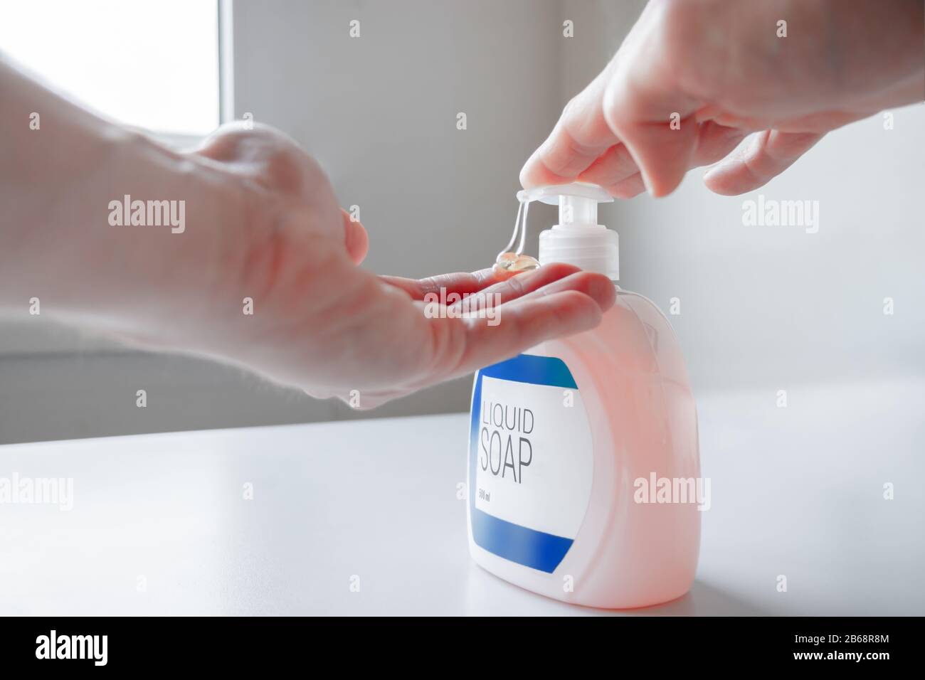 Liquid Soap Stock Photo