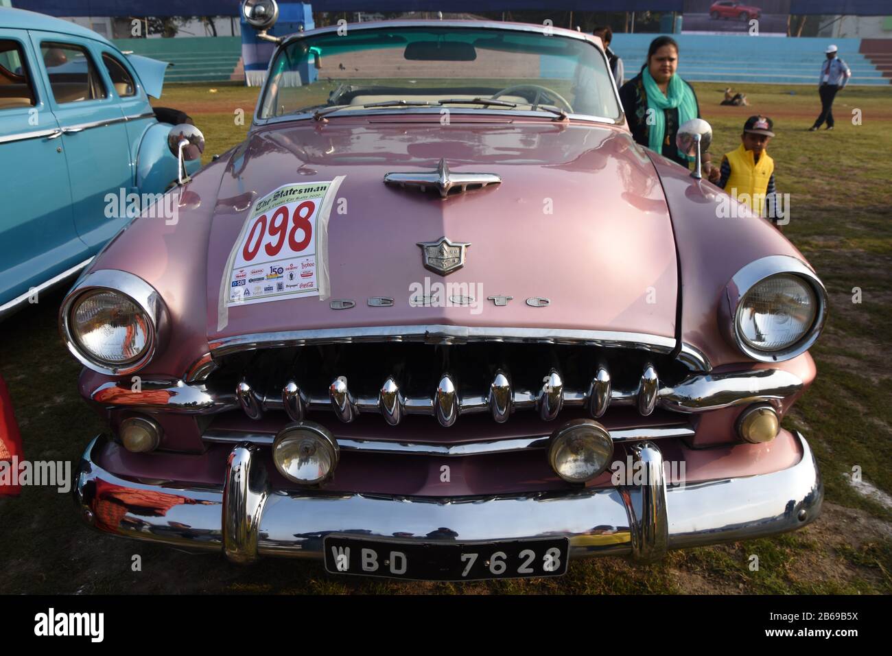 1954 DeSoto Diplomat car with 29.5 hp and 6 cylinder engine. India