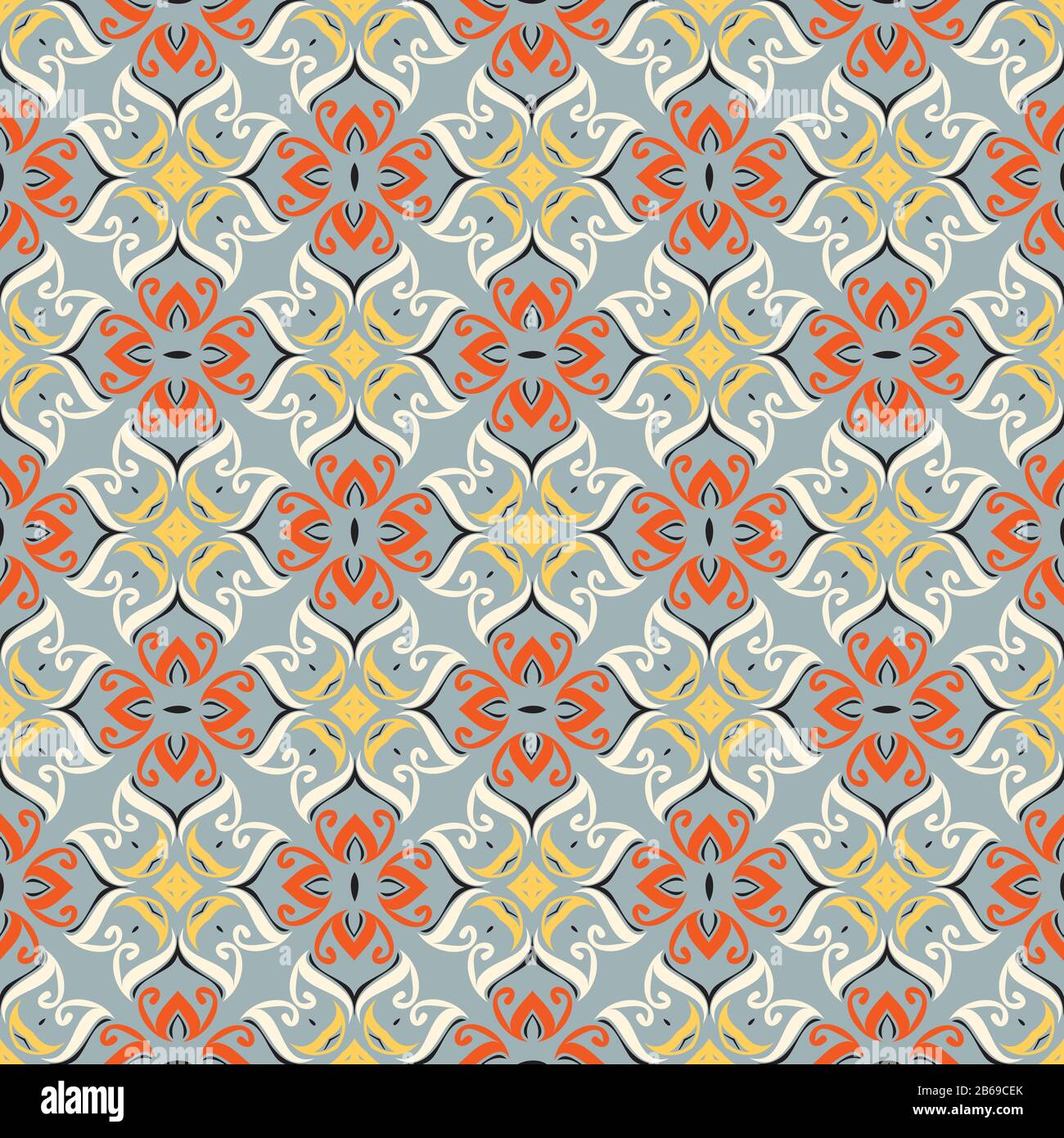 Beautiful mosaic tile work Stock Vector Images - Alamy