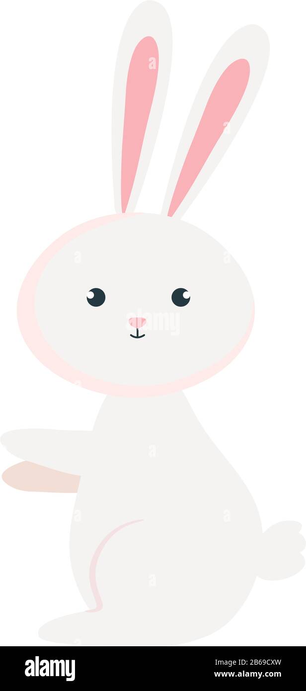 cute rabbit animal isolated icon Stock Vector Image & Art - Alamy