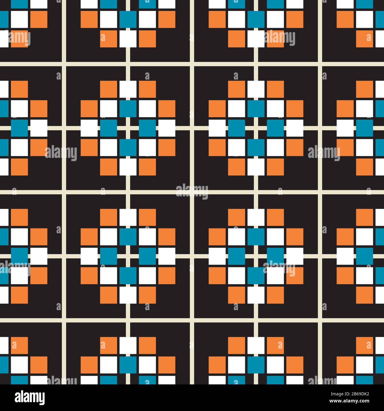 Seamless ornament pattern vector tile for multipurpose use in design Stock Vector