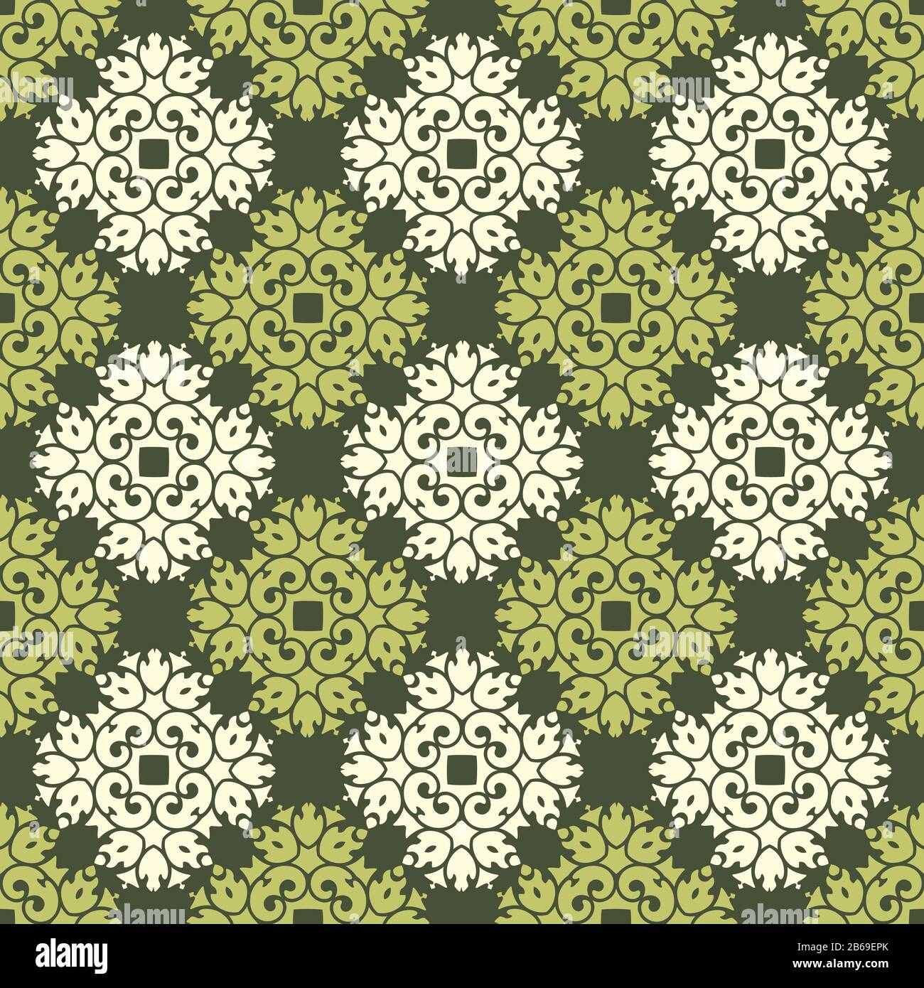 Seamless ornament pattern vector tile for multipurpose use in design ...