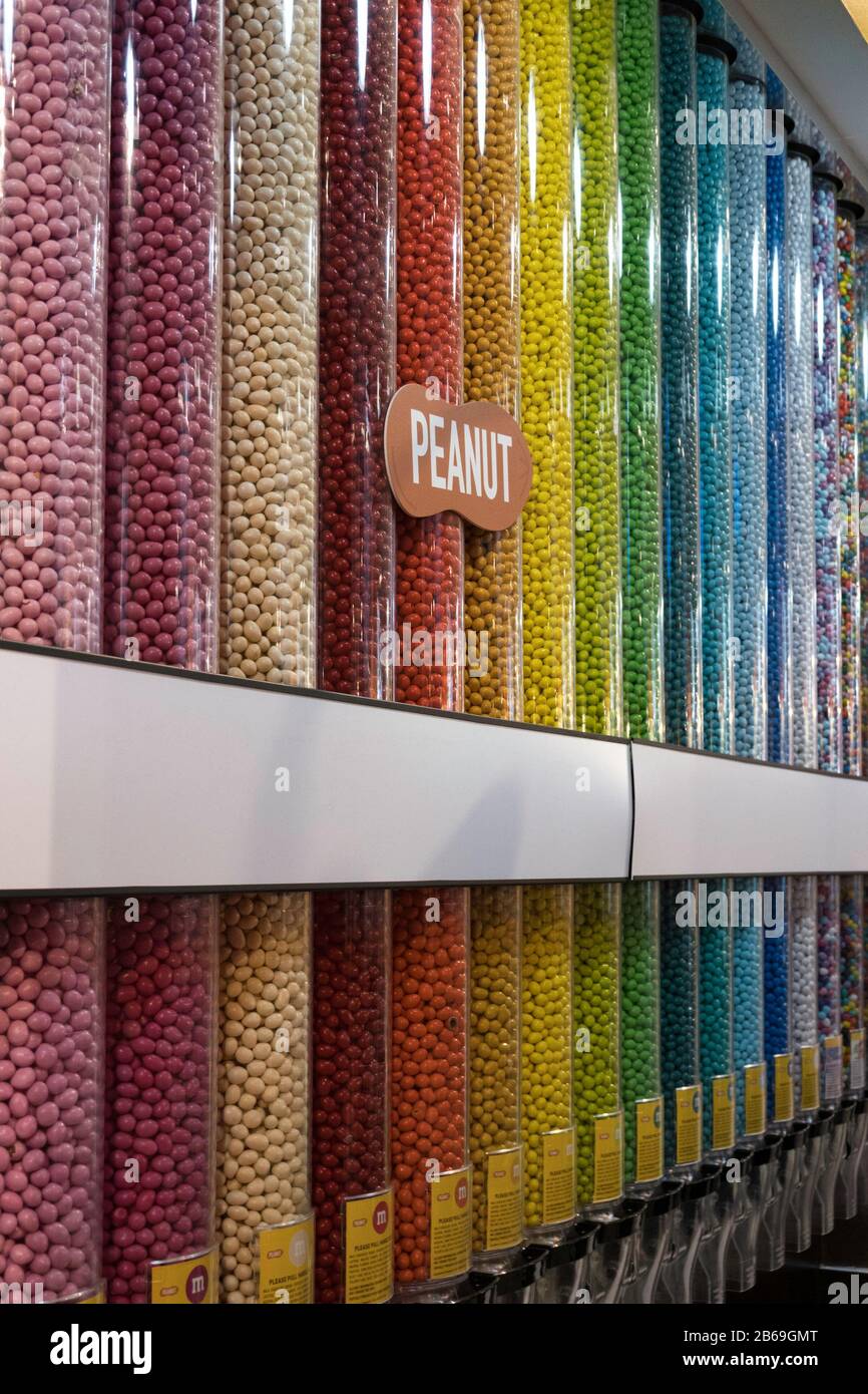 M&M's World Store, Times Square, NYC Stock Photo
