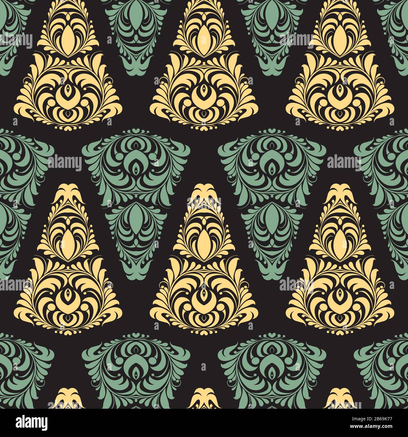 Seamless ornament pattern vector tile for multipurpose use in design Stock Vector