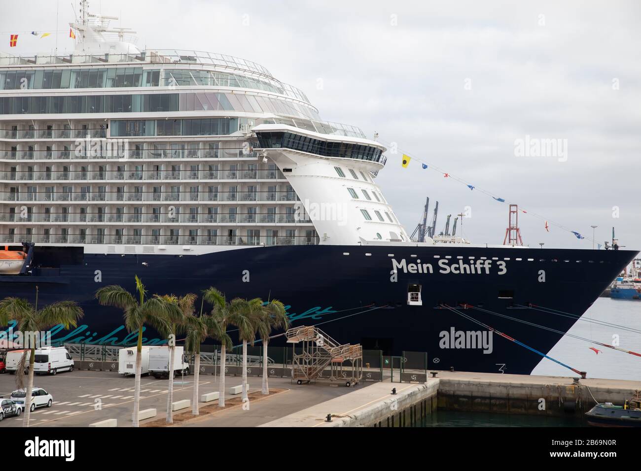 Mein Schiff 3 moored in Las Palmas, Gran Canaria, one of Spains Canary  Islands off Northwestern Africa Stock Photo - Alamy