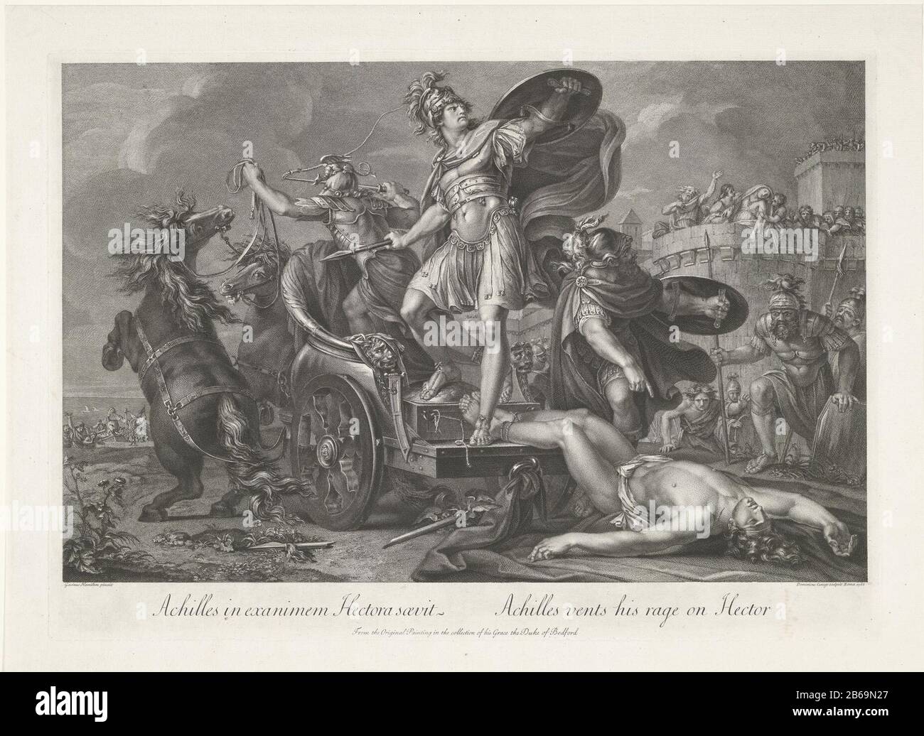 Achilles Hector Drag Of The Body Behind His Truck Achilles In