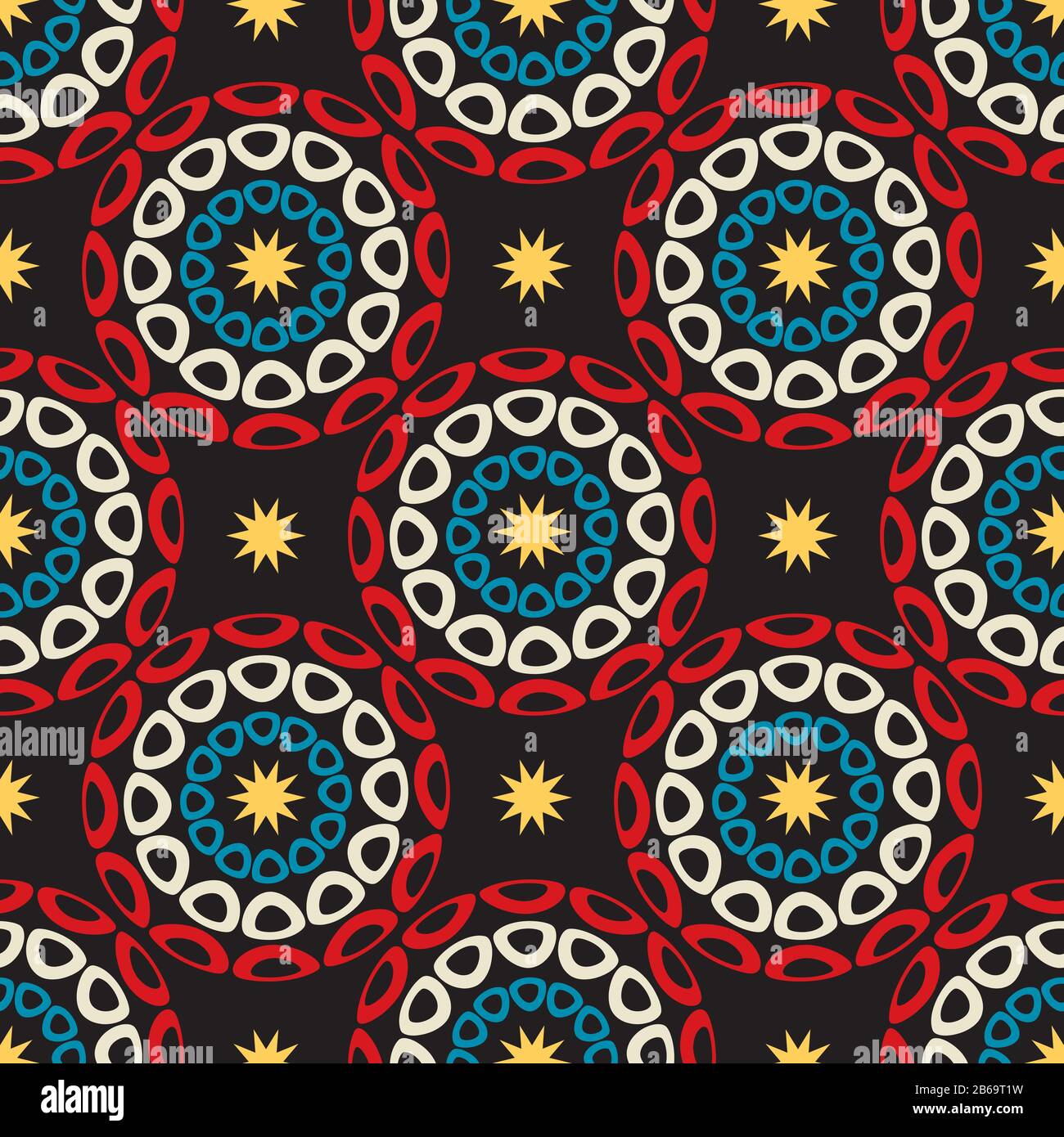 Seamless ornament pattern vector tile for multipurpose use in design Stock Vector
