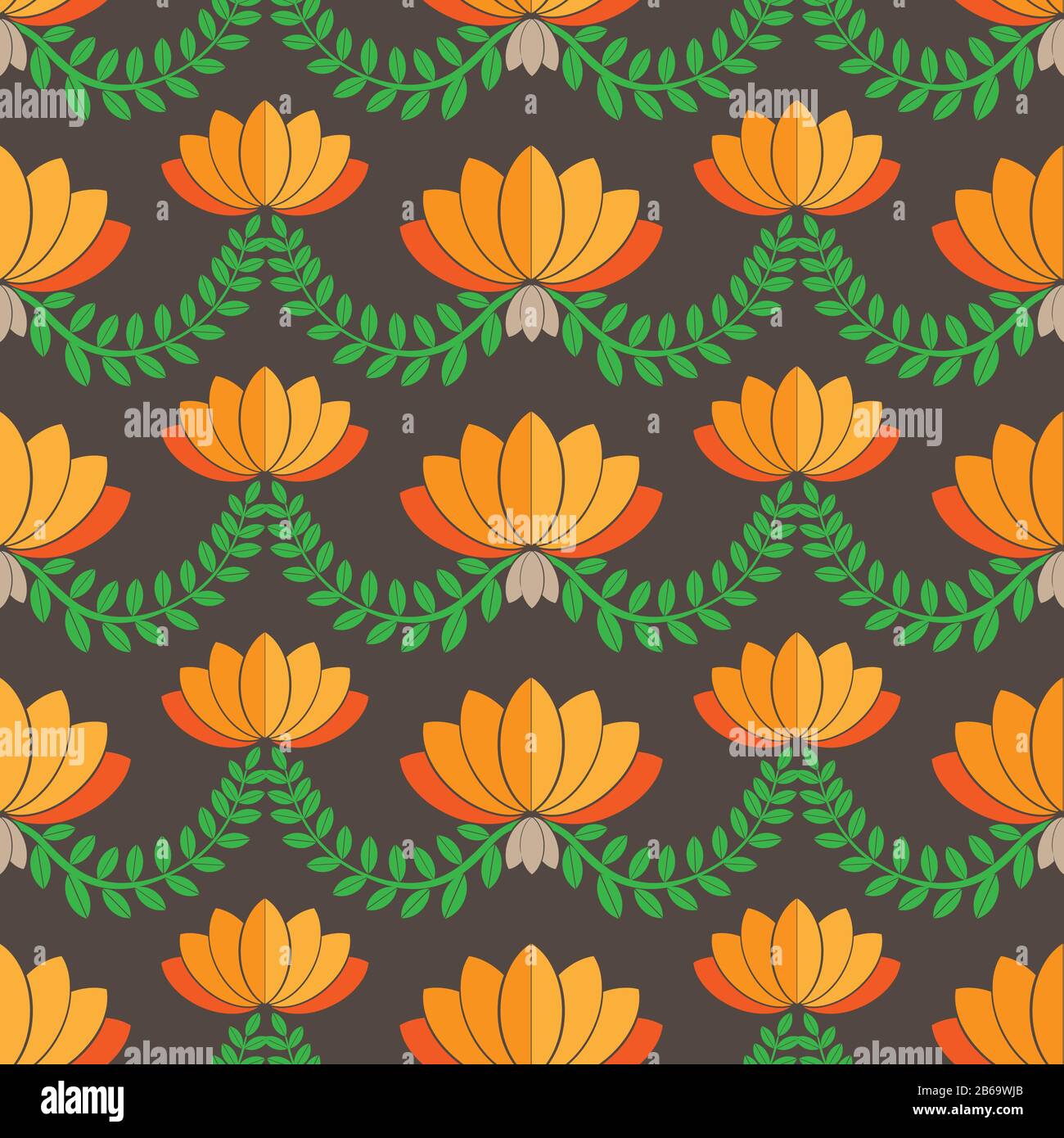 Seamless ornament pattern vector tile for multipurpose use in design Stock Vector
