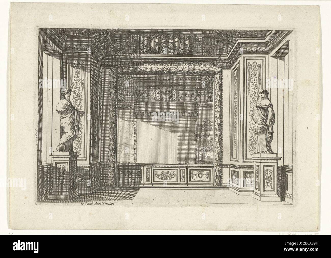 Alcove room seen from Big alcoves (series title) Left and right is a