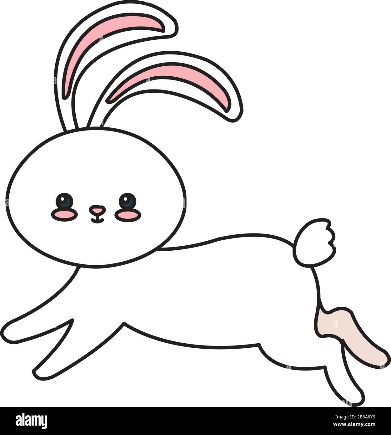 cute rabbit animal isolated icon Stock Vector Image & Art - Alamy