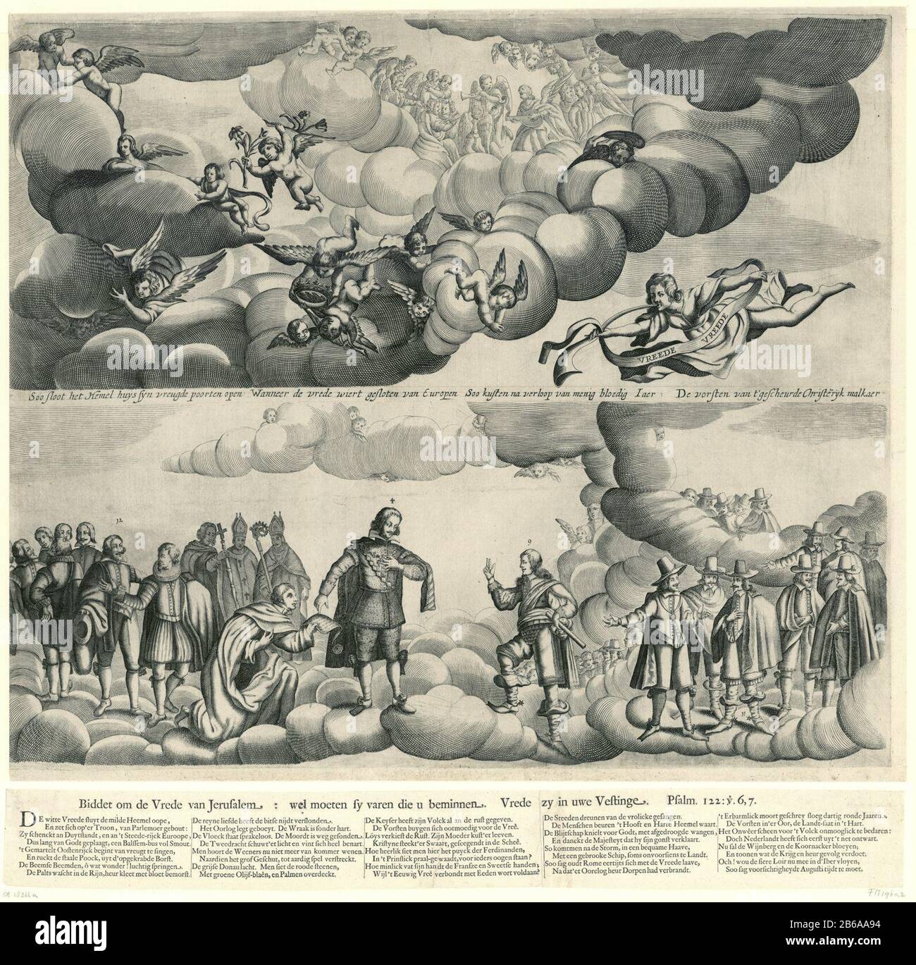 Allegory of the Peace of Westphalia (right tray), 1648 Allegory on the ...
