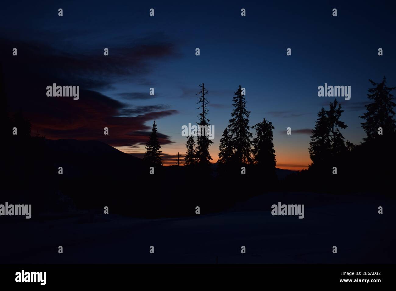 Sunset landscape wallpaper hi-res stock photography and images - Alamy