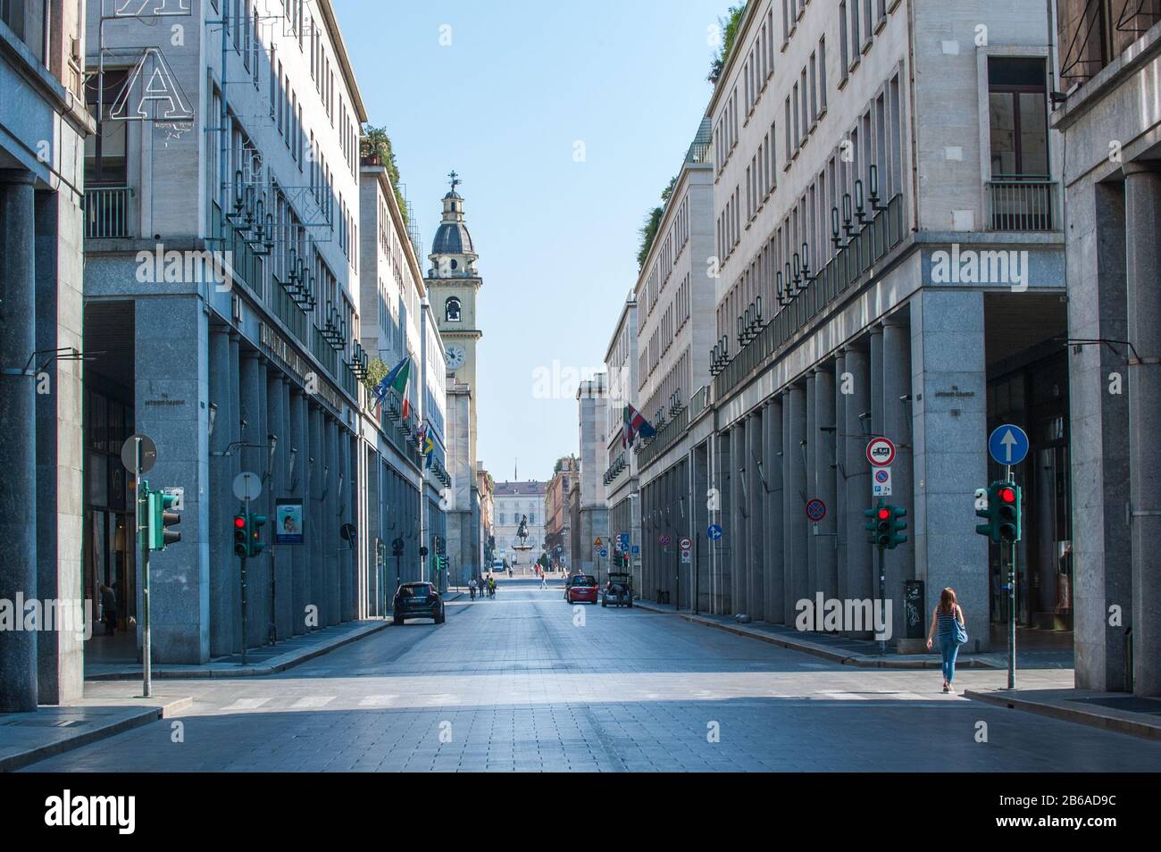 Via roma turin shopping hi-res stock photography and images - Alamy