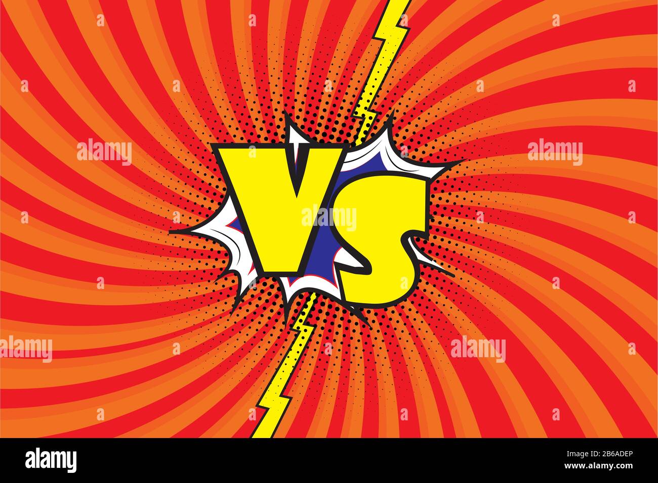 Premium Vector  Versus vs fight comic background speech bubbles.