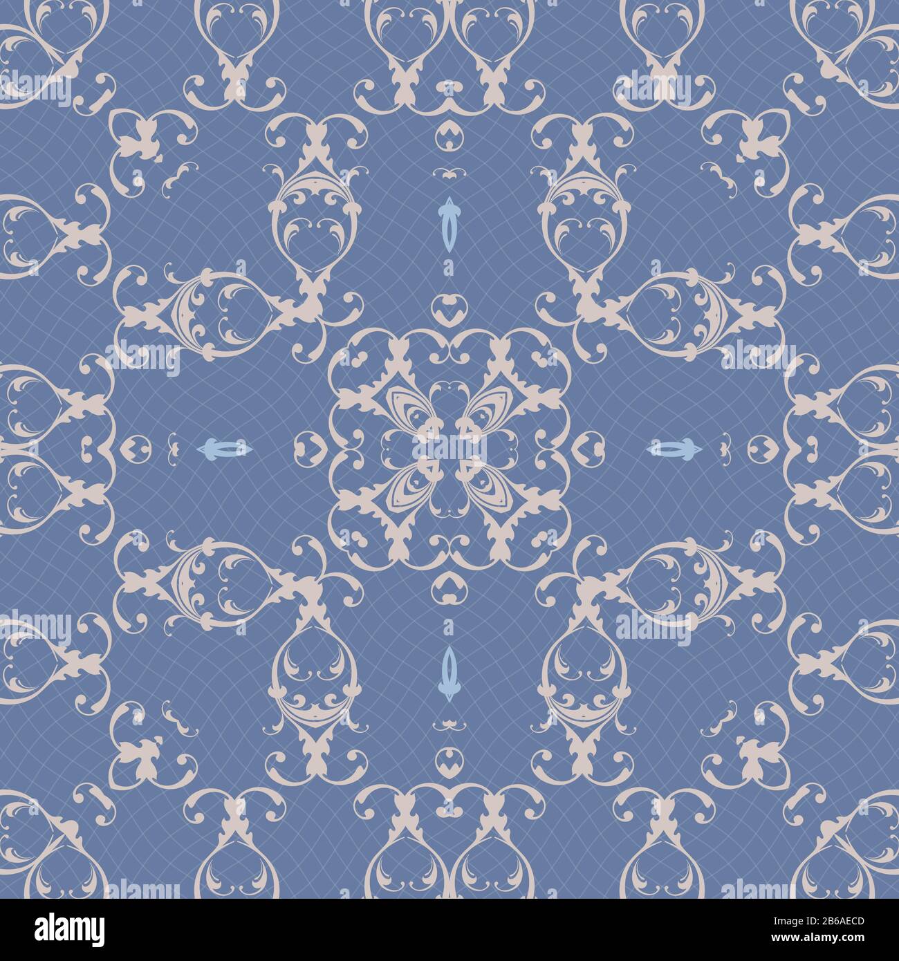 Seamless ornament pattern vector tile for multipurpose use in design ...