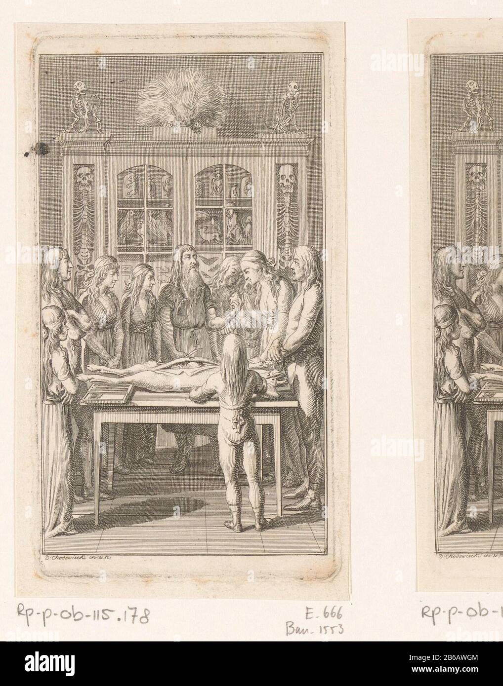 Anatomical les Anatomical les Object Type : picture Item number: RP-P-OB-115.178Catalogusreferentie Bauer 1553Engelmann 666Collectie Rijksmuseum 1 (2) Markings / Brands: collector's mark, verso, stamped: Lugt 2228 Manufacturer : printmaker Daniel Nikolaus ChodoWie: CKI (listed building) in its design: Daniel Nikolaus Chodowiecki (listed property) Place manufacture: Berlin Date: 1791 Physical features: etching; proofing material: paper Technique: etching dimensions: plate edge: h × 133 mm b 72 mmToelichtingPrent used for: Ziegenhagen, Franz Heir Nicholson. Lehre von dem richtigen Verhältnis zu Stock Photo