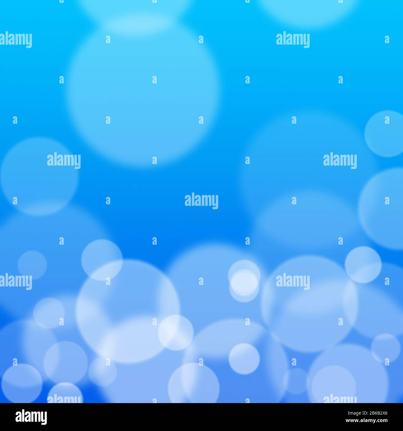 blue background with bokeh Stock Photo