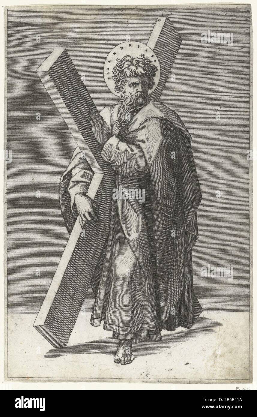 Apostle Andrew Cross With Christ And The Apostles Series Title Apostle Andreas With Cross Christ And The Apostles Series Title Property Type Picture Item Number Rp P Ob 11 765catalogusreferentie Bartsch 66 Manufacturer Printmaker Marc